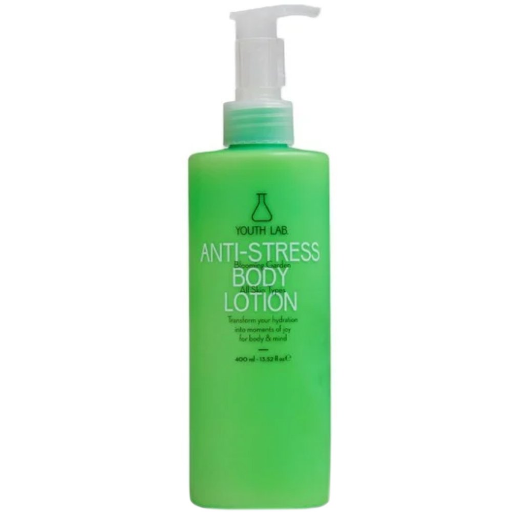 Youth Lab Anti-Stress Blooming Garden Body Lotion Ενυδατικό Γαλάκτωμα Σώματος για Μείωση του Στρές στην Επιδερμίδα, Δημιουργώντας Αίσθημα Ευφορίας με Γλυκό Λουλουδένιο Αρωμα, με Αντλία 400ml