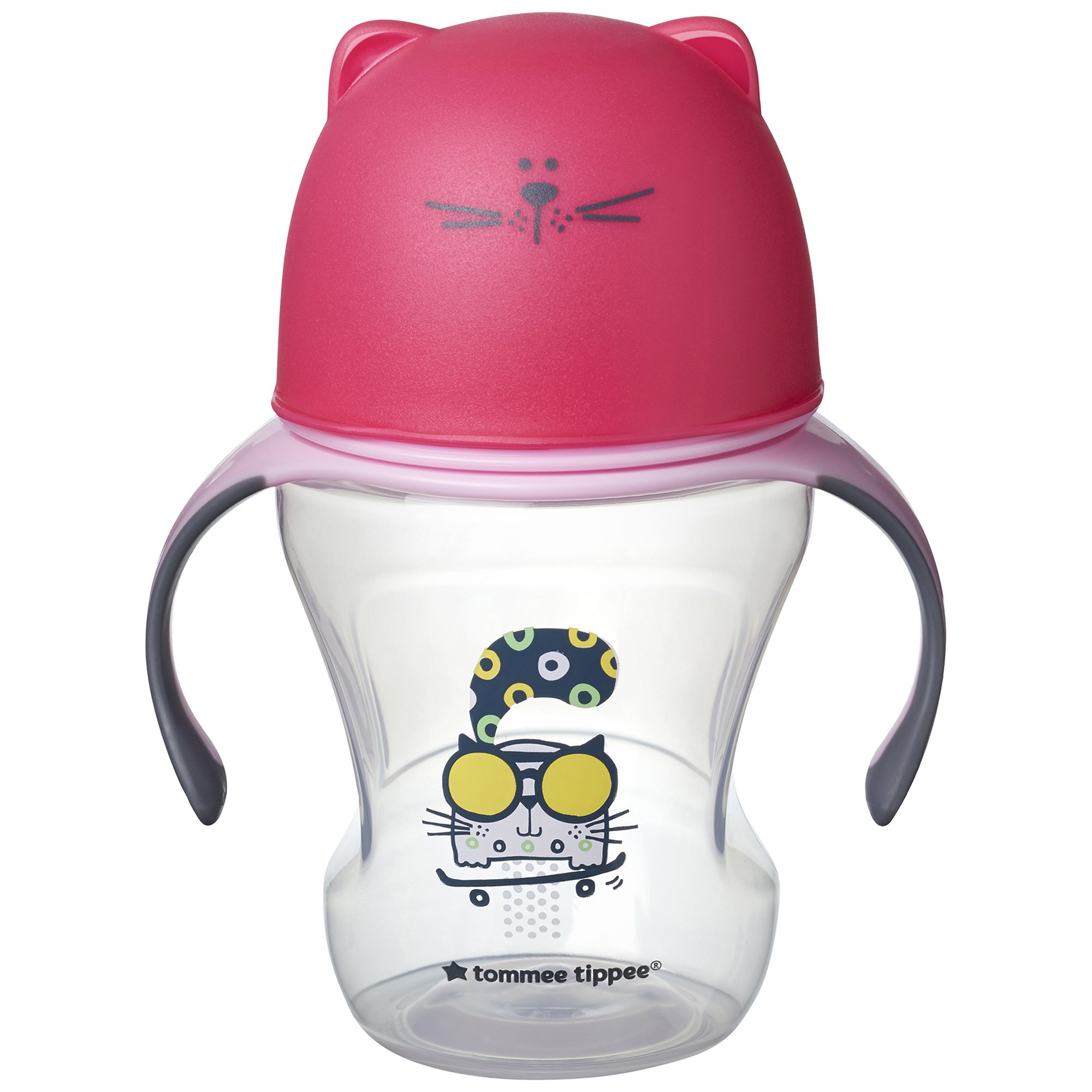 Tommee Tippee Tommee Tippee Soft Sippee Trainer Cup Κωδ 44718311 Εκπαιδευτικό Κύπελλο με Στόμιο & Λαβές 6m+ Ροζ 230ml