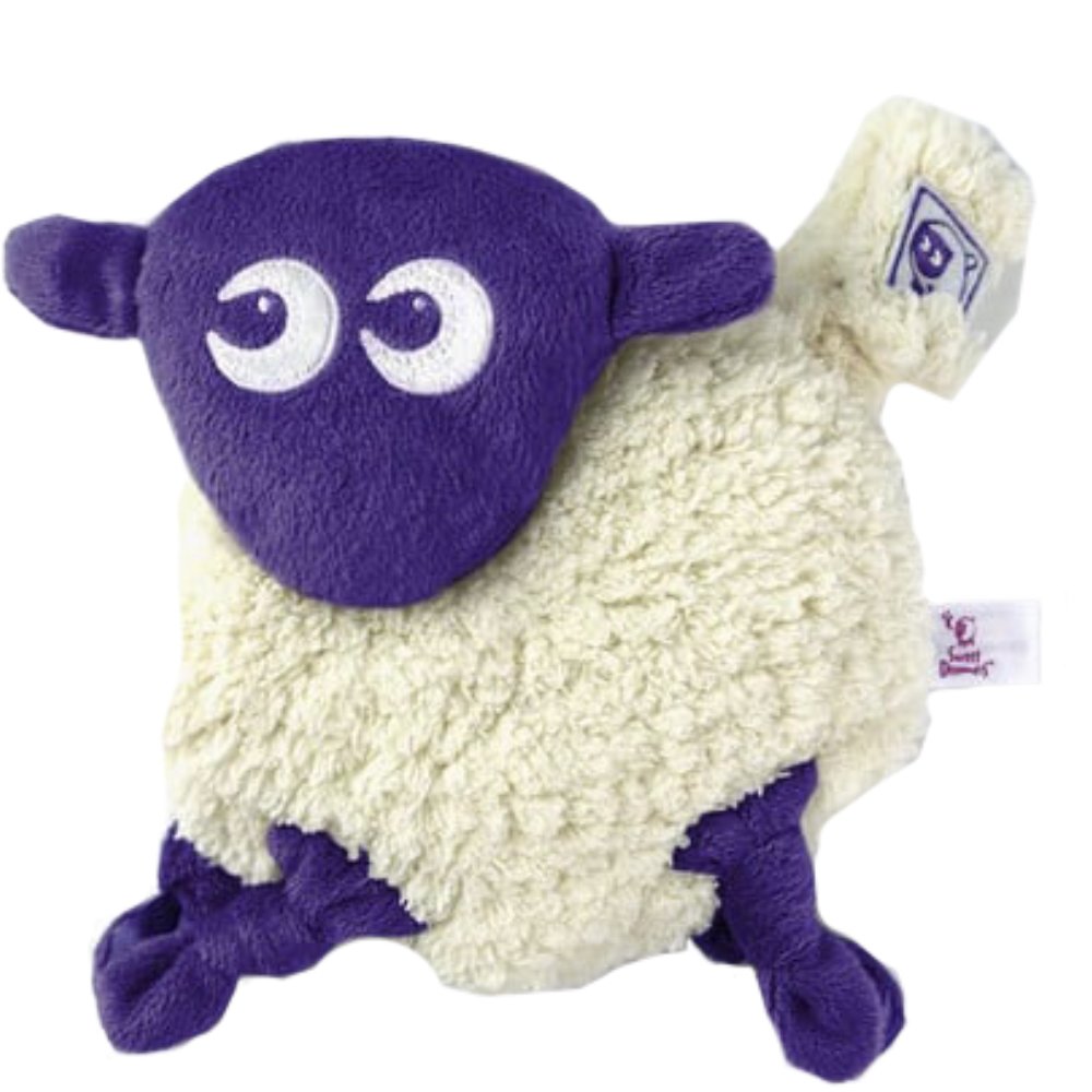 Sweet Dreamers Ewan Shuggly Κωδ EW820040, Λούτρινο Παιδικό Πανάκι Παρηγοριάς Πρόβατο 1 Τεμάχιο - Μωβ
