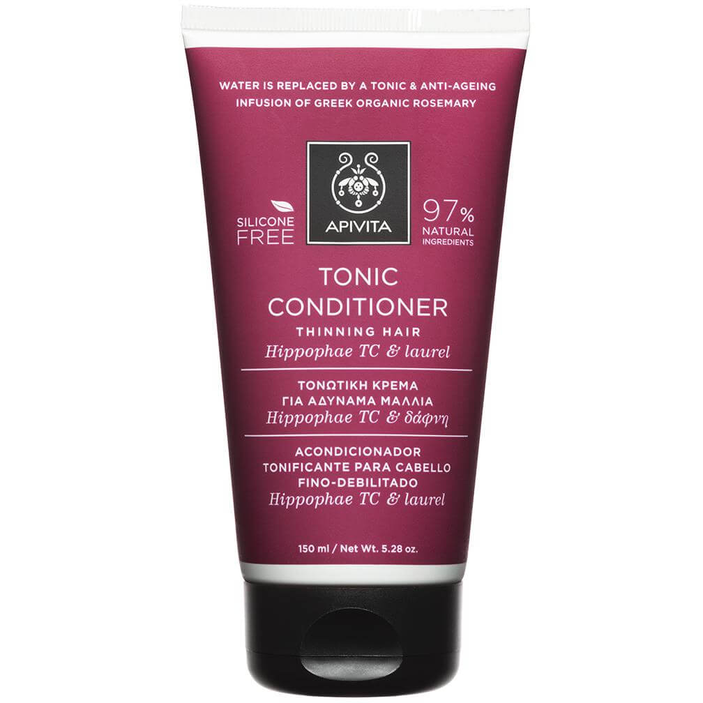 Apivita Tonic Κρέμα για Αδύναμα Μαλλιά Hippophae TC & Δάφνη 150ml