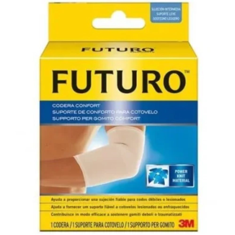 FUTURO 3M Futuro Comfort Elbow Support Ελαστική Περιαγκωνίδα για Προστασία των Αρθρώσεων 1 Τεμάχιο, Κωδ 76577 - Small