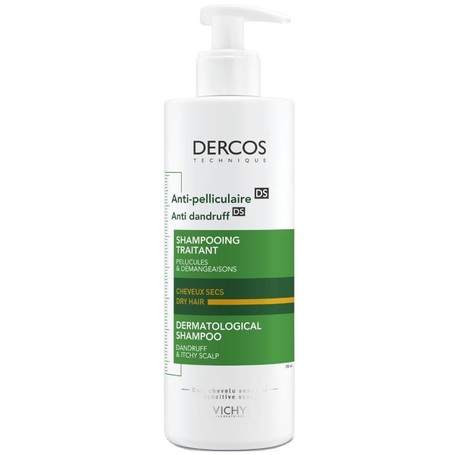 Vichy Dercos Anti-Dandruff DS Shampoo for Dry Hair Αντιπυτιριδικό Σαμπουάν για Ξηρά μαλλιά, 300ml & Δώρο 100ml