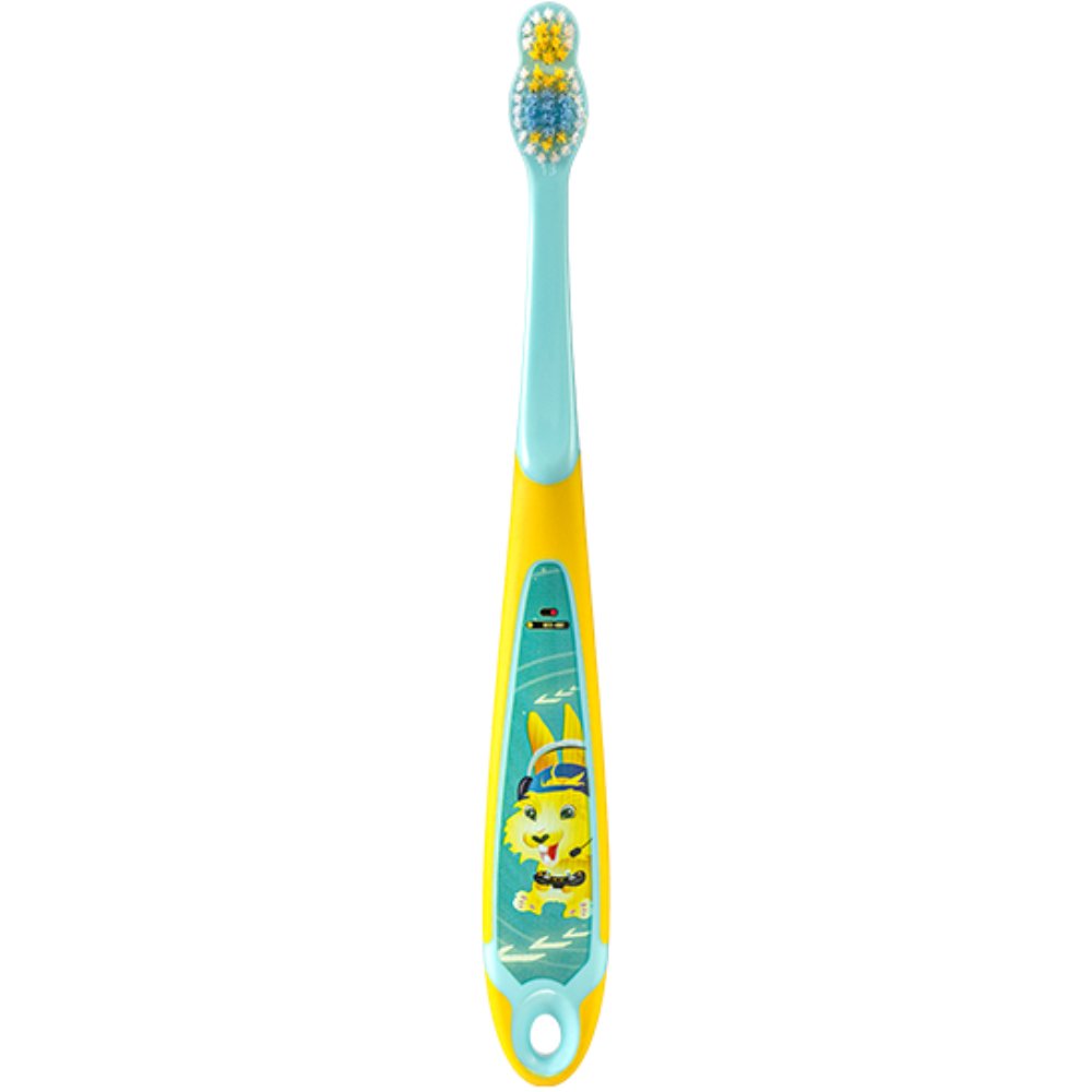 Jordan Step by Step 6-9 Years Soft/Souple Toothbrush Μαλακή Παιδική Οδοντόβουρτσα Κατάλληλη από 6 Έως 9 Ετών για Βαθύ Καθαρισμό με Καπάκι 1 Τεμάχιο - Fox