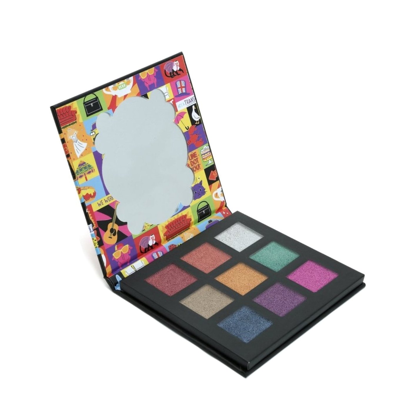 Mad Beauty Mad Beauty Friends 30 Years Eyeshadow Palette Παλέτα Σκιών 9 Αποχρώσεων με Καθρέφτη Εμπνευσμένη απο την Κωμική Σειρά Friends Κωδ 98151, 1 Τεμάχιο