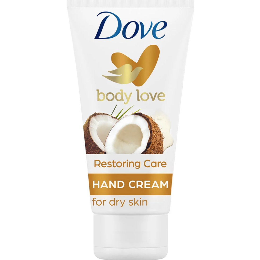 Dove Dove Body Love Restoring Care Hand Cream with Coconut & Almont Milk Ενυδατική Κρέμα Χεριών με Λάδι Καρύδας & Γάλα Αμυγδάλου 75ml