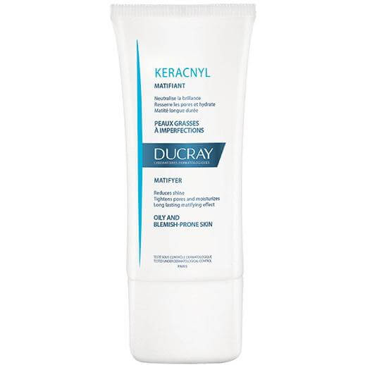 Ducray Keracnyl Creme Matifiante Ενυδατική Κρέμα Ημέρας για Ματ Αποτέλεσμα Μικτό – Λιπαρό Δέρμα 30ml