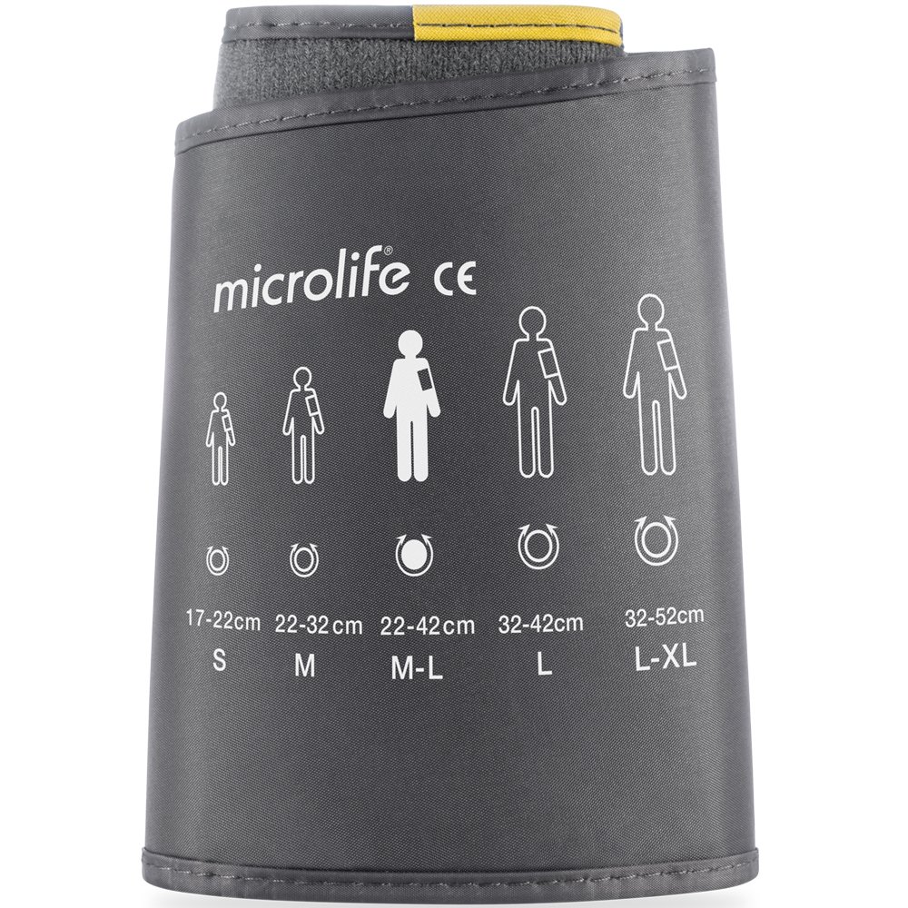 Microlife Conical Wide Range Soft Cuff for Uper Arm M-L, 22-42 cm 1 Περιχειρίδα Μπράτσου Πιεσόμετρου Ενηλίκων 1 Τεμάχιο
