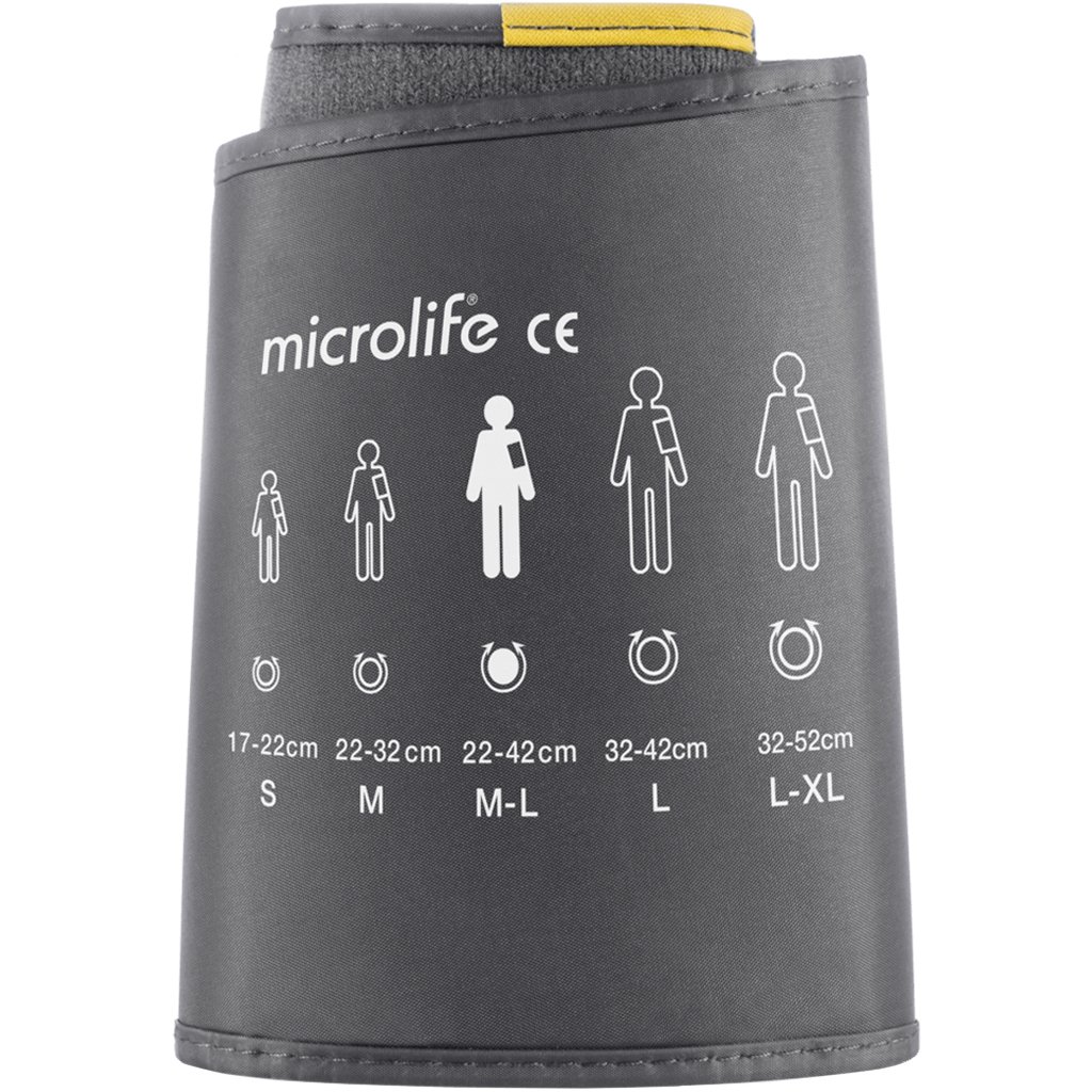 Microlife Microlife Conical Wide Range Soft Cuff for Uper Arm M-L, 22-42 cm Περιχειρίδα Μπράτσου Πιεσόμετρου Ενηλίκων 1 Τεμάχιο