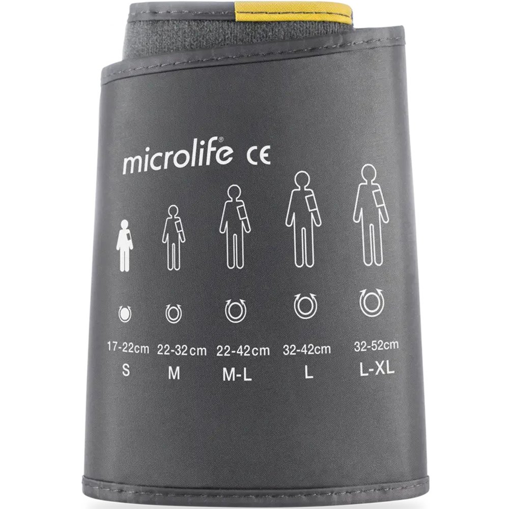 Microlife Conical Wide Range Soft Cuff for Uper Arm S, 17-22 cm Περιχειρίδα Μπράτσου Πιεσόμετρου Ενηλίκων 1 Τεμάχιο