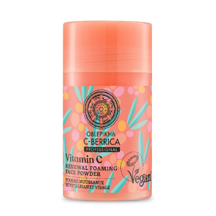Natura Siberica Oblepikha C-Berrica Vitamin C Renewal Foaming Face Powder Αφρώδης Πούδρα Καθαρισμού Προσώπου με Βιταμίνη C 35g