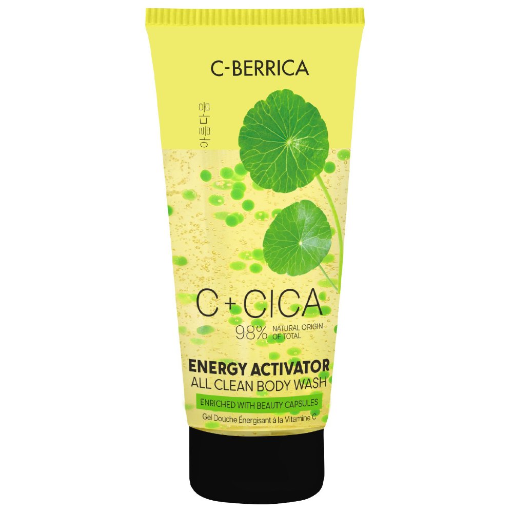 Natura Siberica C+Cica C-Berrica Enriched With Beauty Capsules Energy Activator All Clean Body Wash Ενυδατικό Αφρόλουτρο που Καθαρίζει Απαλά, Ενεργοποιεί την Επιδερμίδα & Χαρίζει Λάμψη, Φρεσκάδα & Υγιή Όψη Κάθε Μέρα 200ml