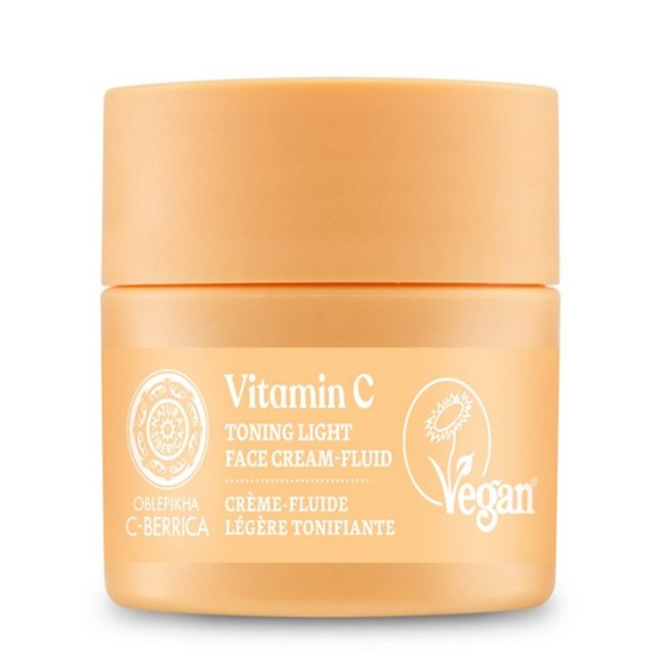Natura Siberica Oblepikha C-Berrica Vitamin C Toning Light Face Cream-Fluid Λεπτόρρευστη Κρέμα Προσώπου με Βιταμίνη C για Τόνωση 50ml