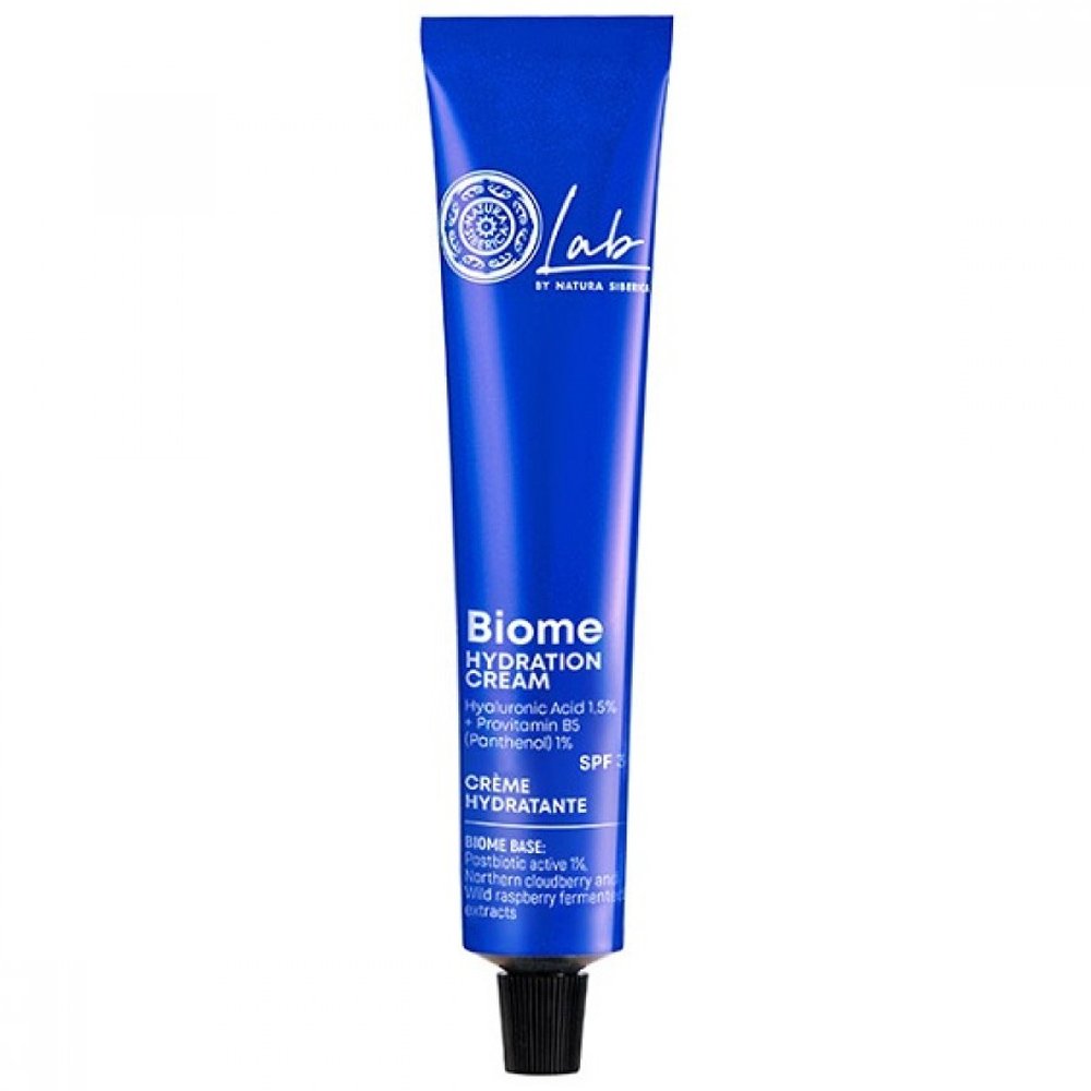 Natura Siberica Lab Biome Hydration Face Cream Spf30 Ενυδατική Κρέμα Προσώπου Υψηλής Αντηλιακής Προστασίας με Υαλουρονικό Οξύ & Πανθενόλη 50ml