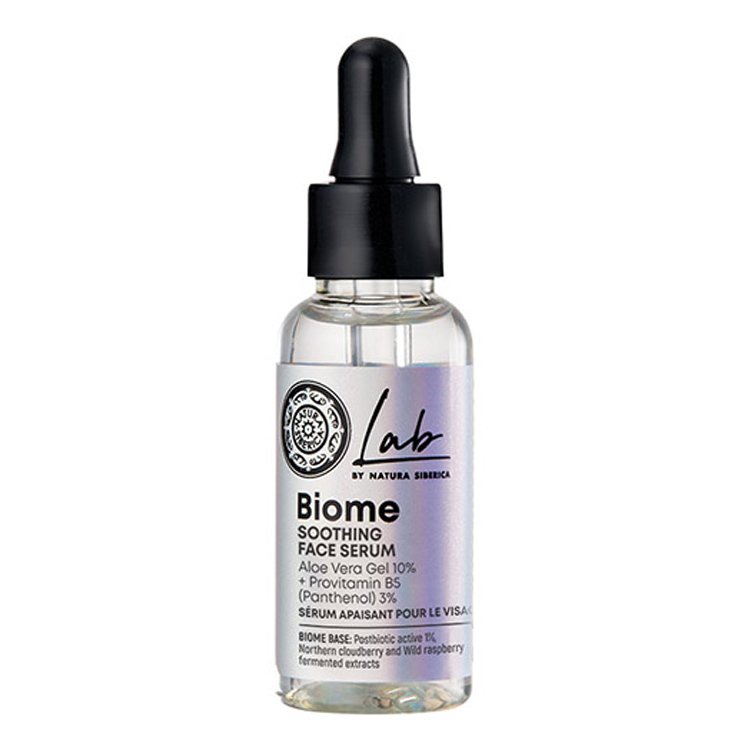 Natura Siberica Natura Siberica Lab Biome Soothing Face Serum Καταπραϋντικός Ορός Προσώπου με Τζελ Αλόης Βέρα & Πανθενόλη 30ml