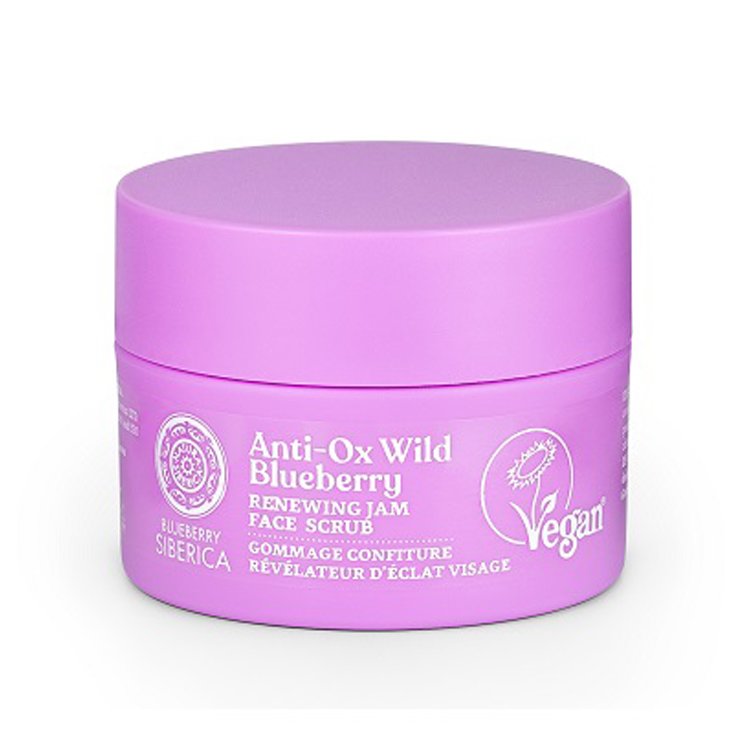 Natura Siberica Anti-OX Wild Blueberry Renewing Jam Face Scrub Προσώπου Ανανέωσης, για Όλους τους Τύπους Επιδερμίδας 50ml