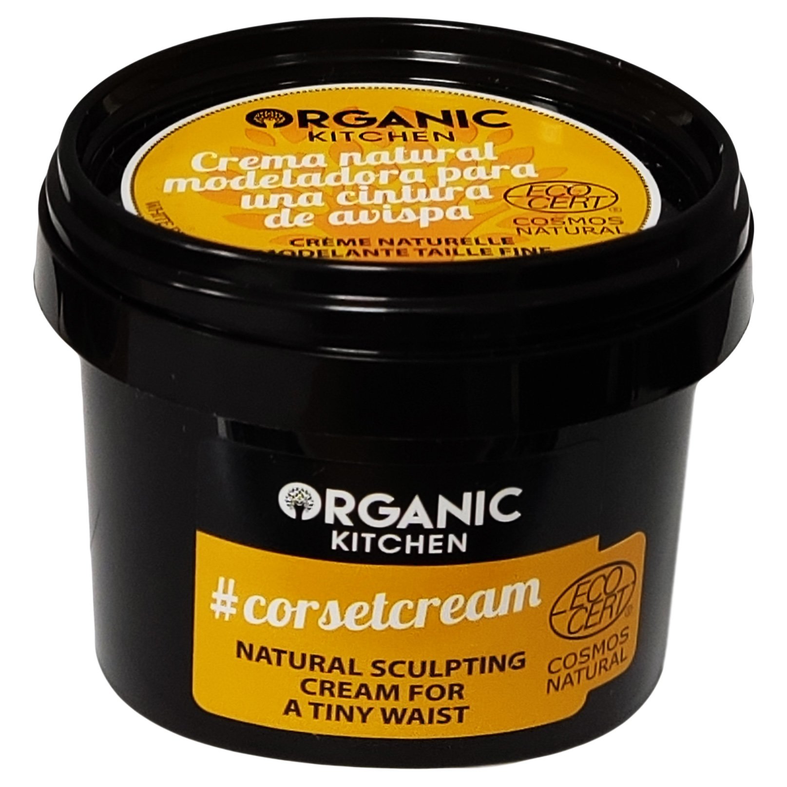 Organic Kitchen Corsetcream Natural Sculpting Cream for a Tiny Waist Φυσική Κρέμα Σμίλευσης για Λεπτή Μέση 100ml