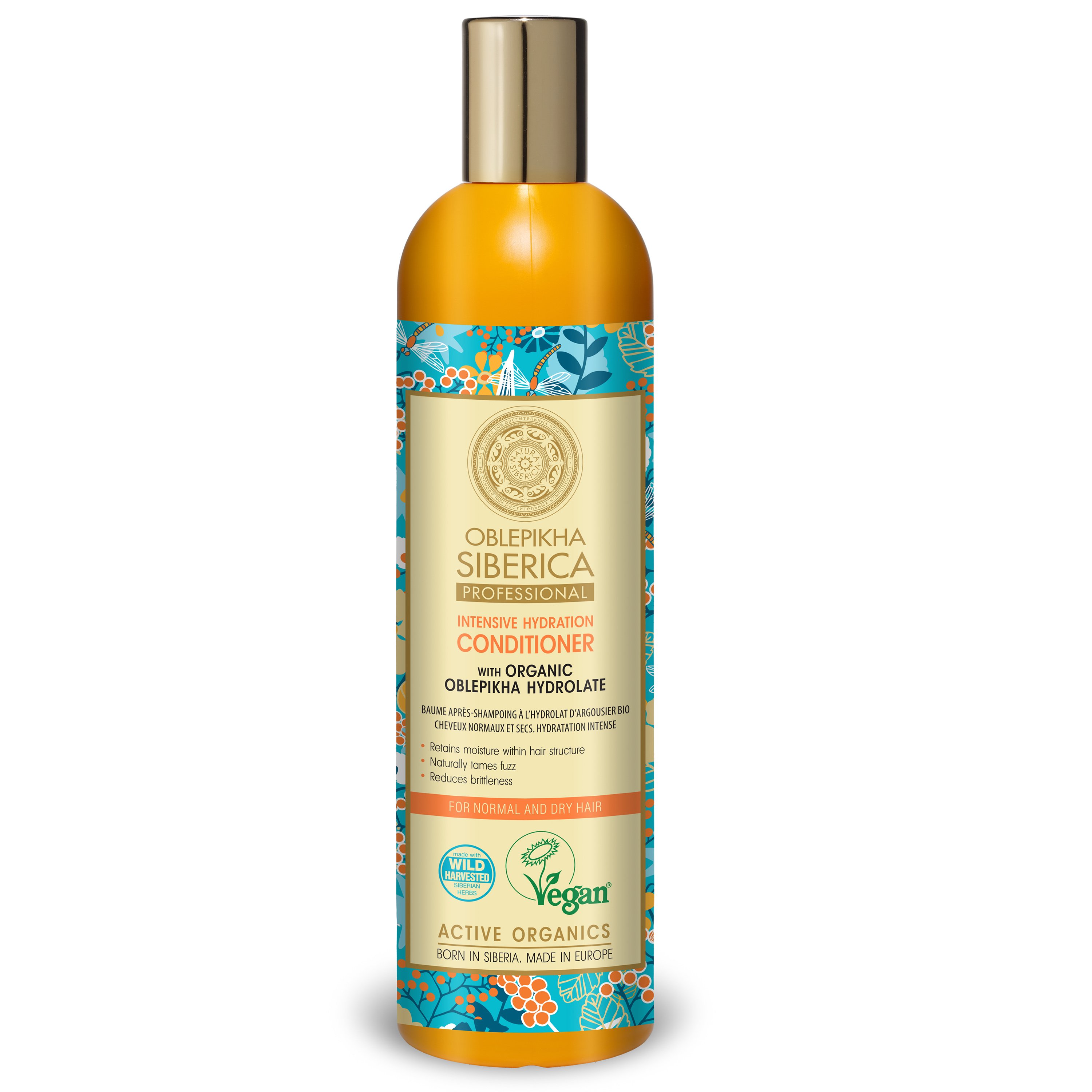 Natura Siberica Oblepikha Intensive Hydration Conditioner Ενυδατική Μαλακτική Κρέμα για Κανονικά, Ξηρά Μαλλιά 400ml