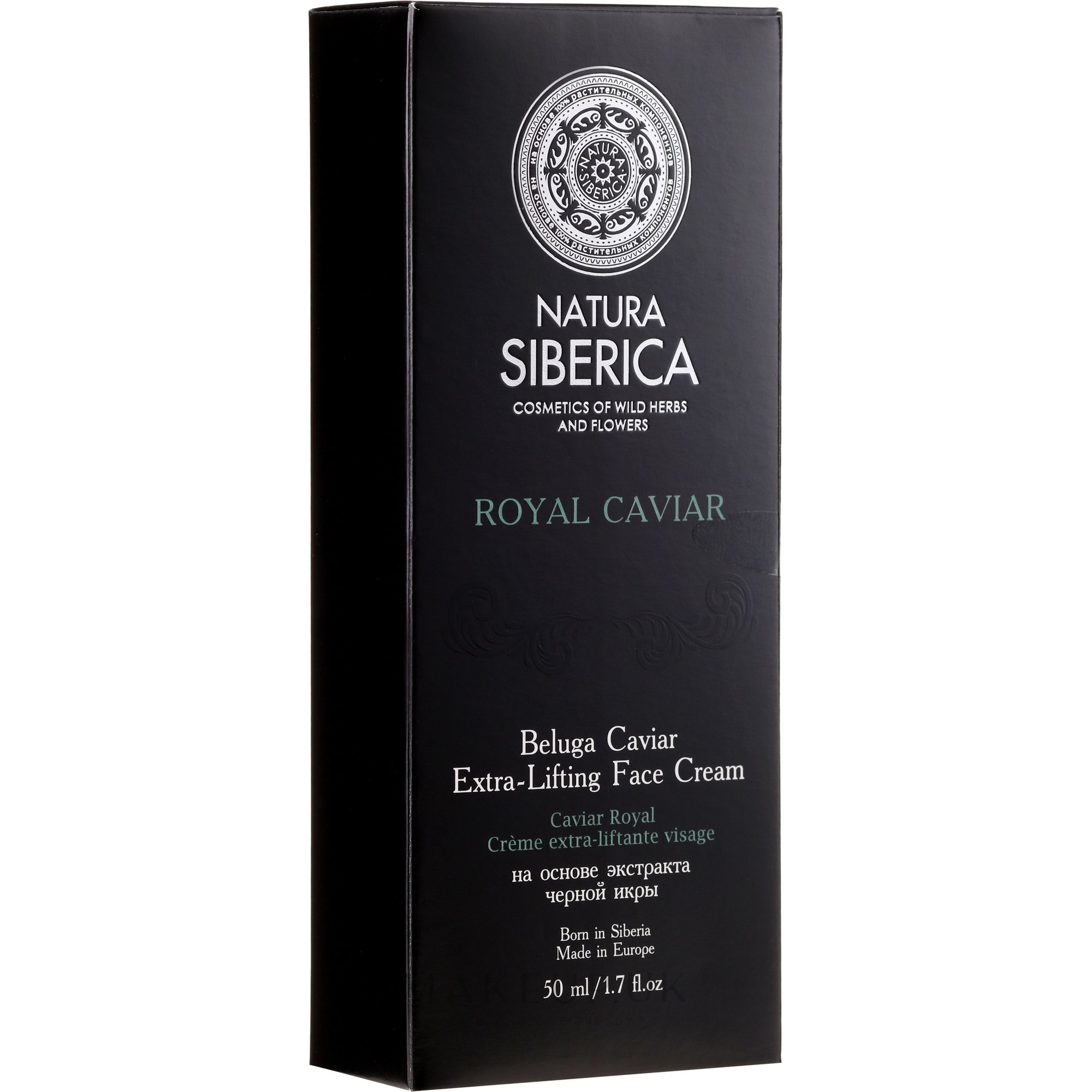 Natura Siberica Royal Caviar Extra-Lifting Face Cream Νο1 Βιολογική Αντιγηραντική 24ωρη Κρέμα Προσώπου Πλούσιας Υφής με Μαύρο Χαβιάρι 50ml