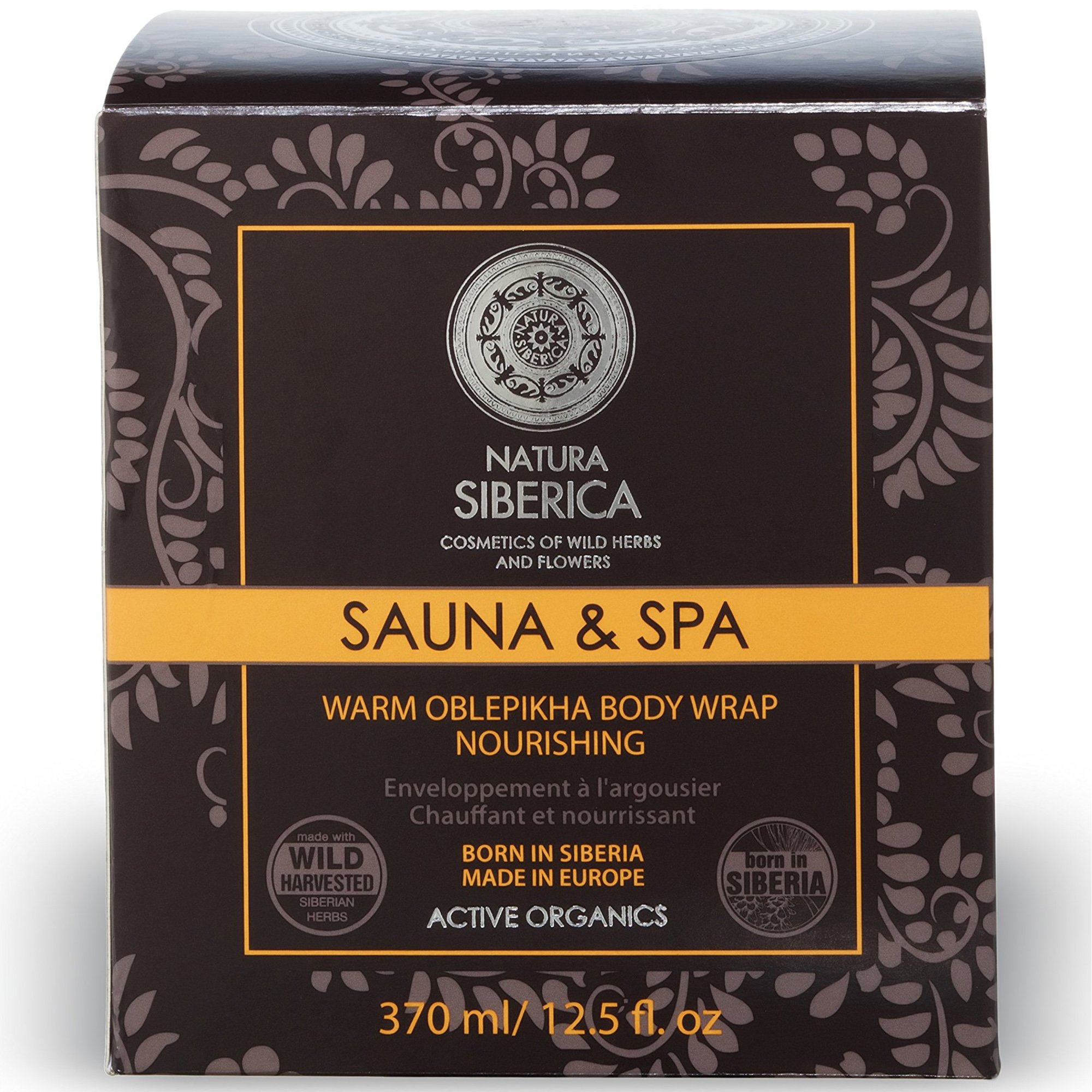 Natura Siberica Warm Oblepikha Body Wrap Κρέμα Σώματος για Θρέψη & Αναζωογόνηση 370ml
