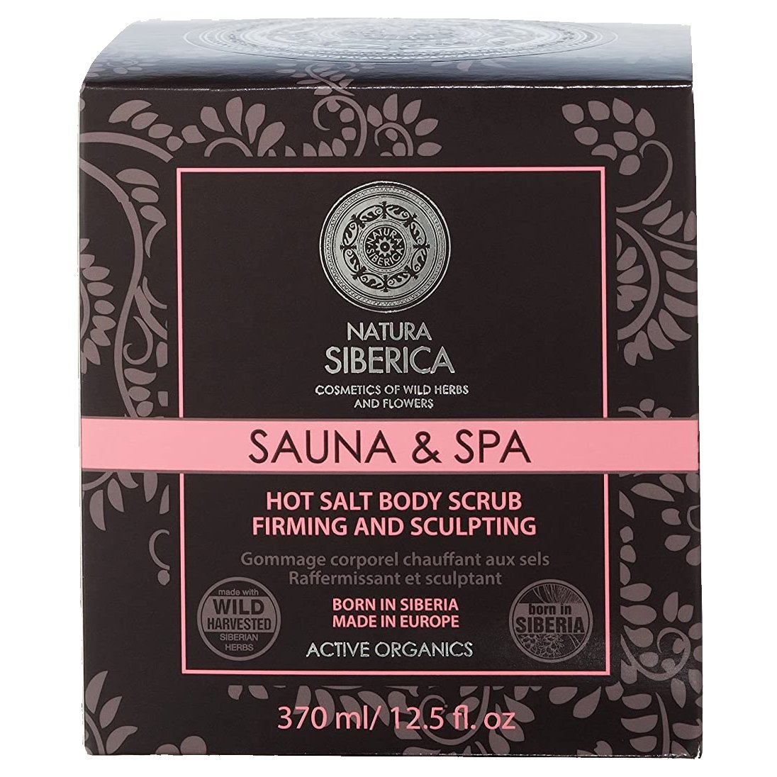 Natura Siberica Sauna & Spa Hot Salt Body Scrub Firming & Sculpting Ζεστά Άλατα σε Μορφή Scrub για Αδυνάτισμα, Σύσφιξη, Κατά της Κυτταρίτιδας 370ml
