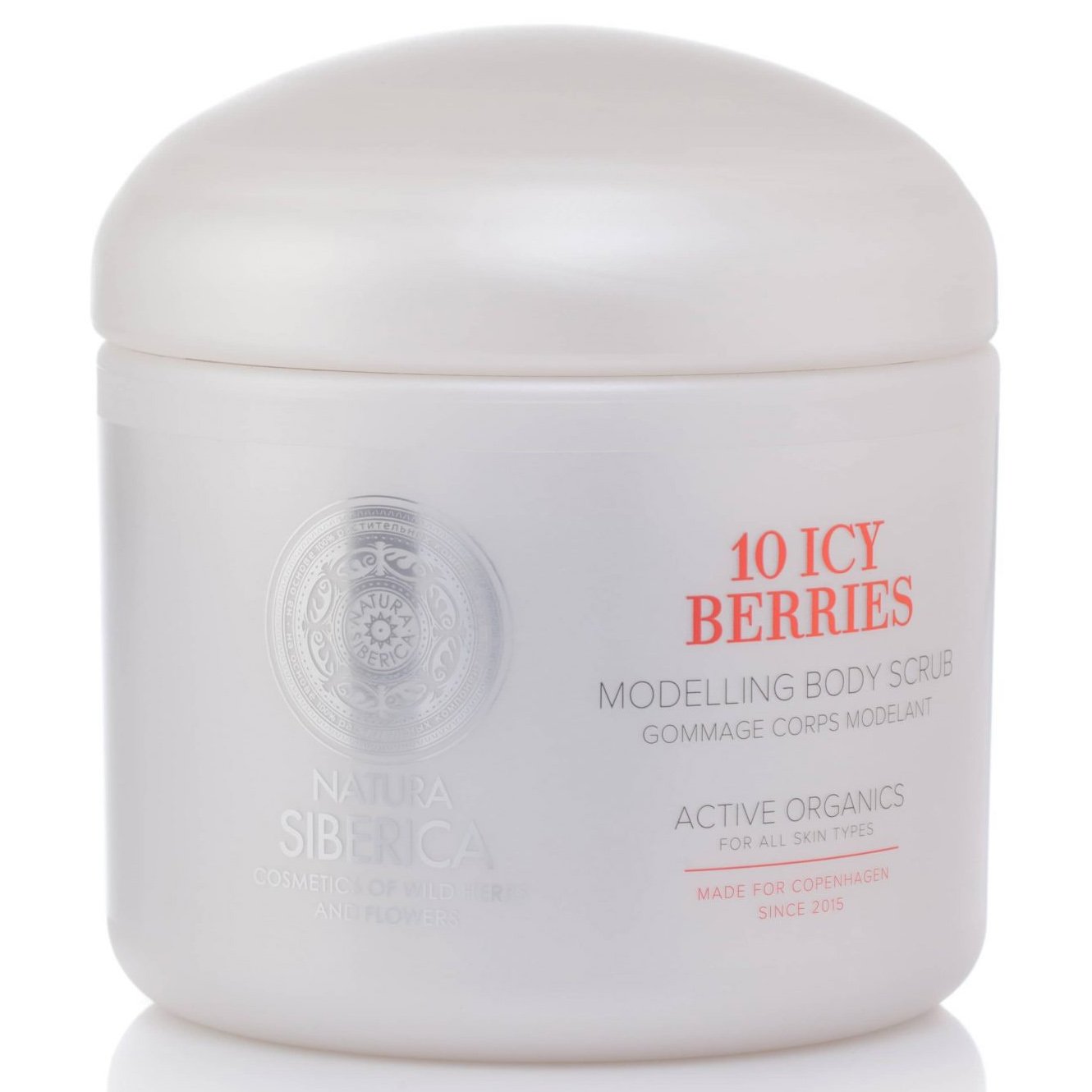 Natura Siberica Copenhagen Modelling Body Scrub 10 Icy Berries Scrub Σώματος με 10 Παγωμένα Μούρα για Καθαρισμό & Σμίλευση Σιλουέτας 370ml