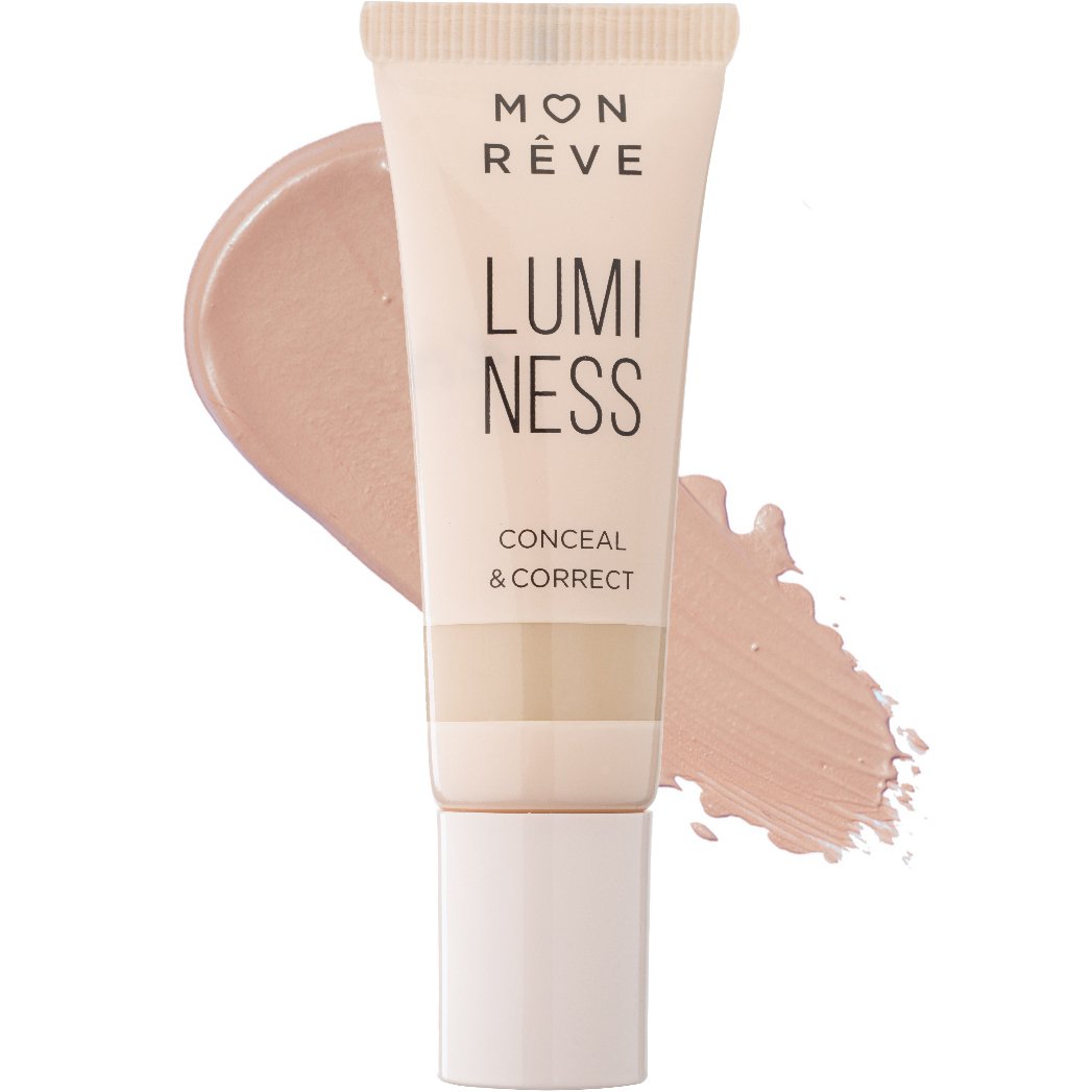 Mon Reve Luminess Concealer for Perfect Coverage of Dark Circles & Imperfections Υγρό Κονσίλερ για Κάλυψη των Μαύρων Κύκλων & των Ατελειών 10ml - 102