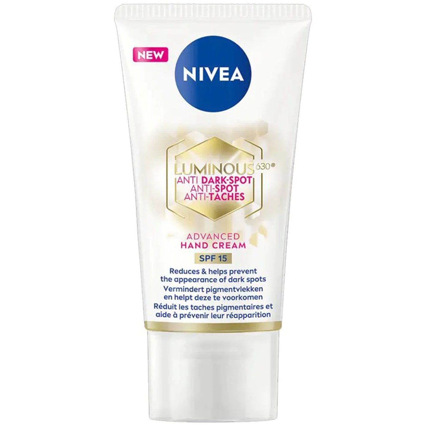 Nivea Luminous 630 Anti Spot Advanced Hand Cream Spf15 Κρέμα Χεριών με Υαλουρονικό Οξύ Κατά των Πανάδων 50ml