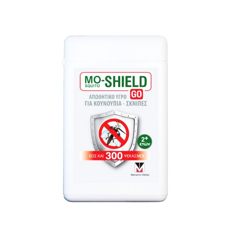 Menarini Mo-Shield Go Repellent Body Liquid Spray Απωθητικό Spray Σώματος σε Μικρό Μέγεθος για Κουνούπια, Σκνίπες 17ml