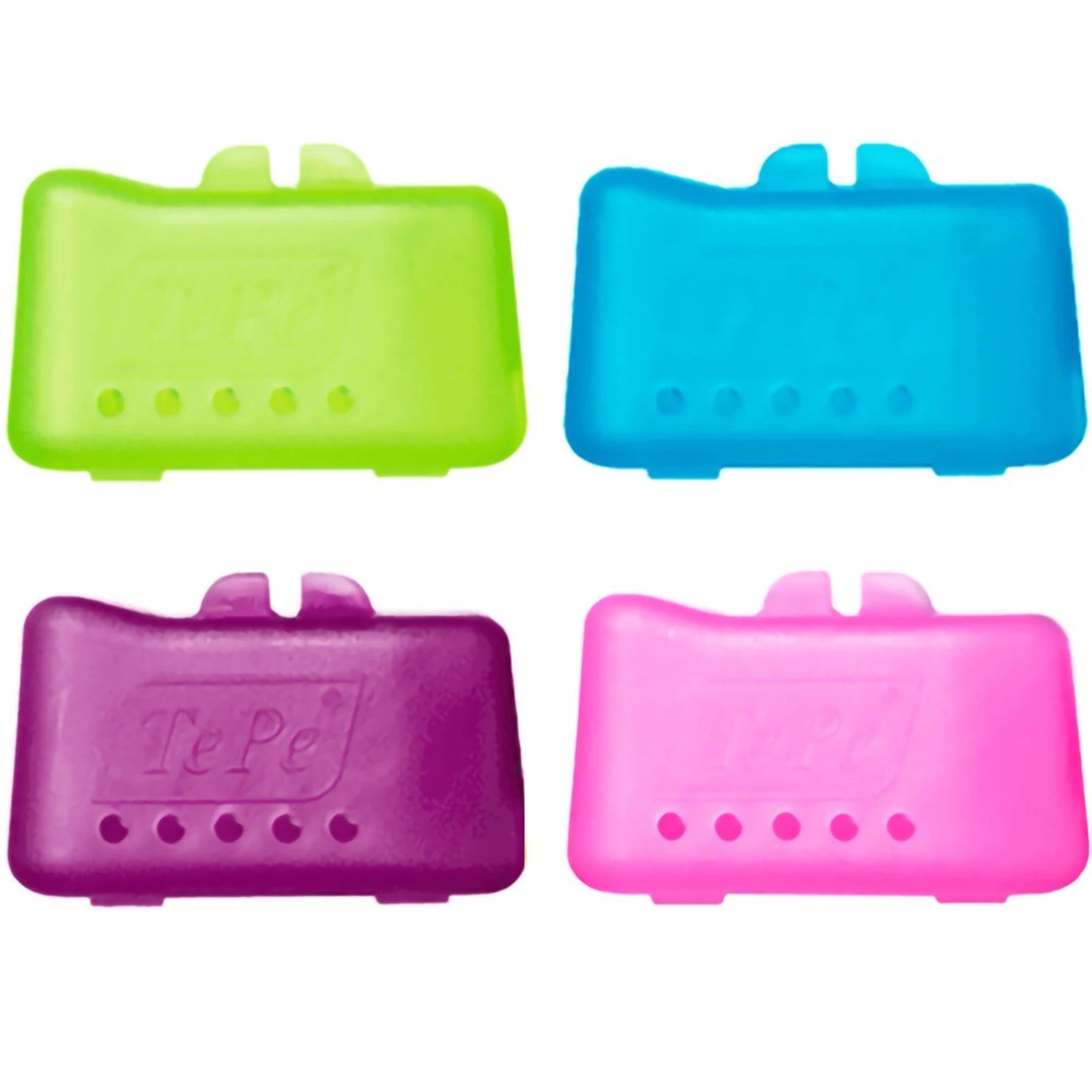 Tepe Brush Head Cup Καπάκι Οδοντόβουρτσας με Οπές Εξαερισμού, Ιδανικό για Καθημερινή Χρήση & Ταξίδια 4 Τεμάχια - Multicolor 5