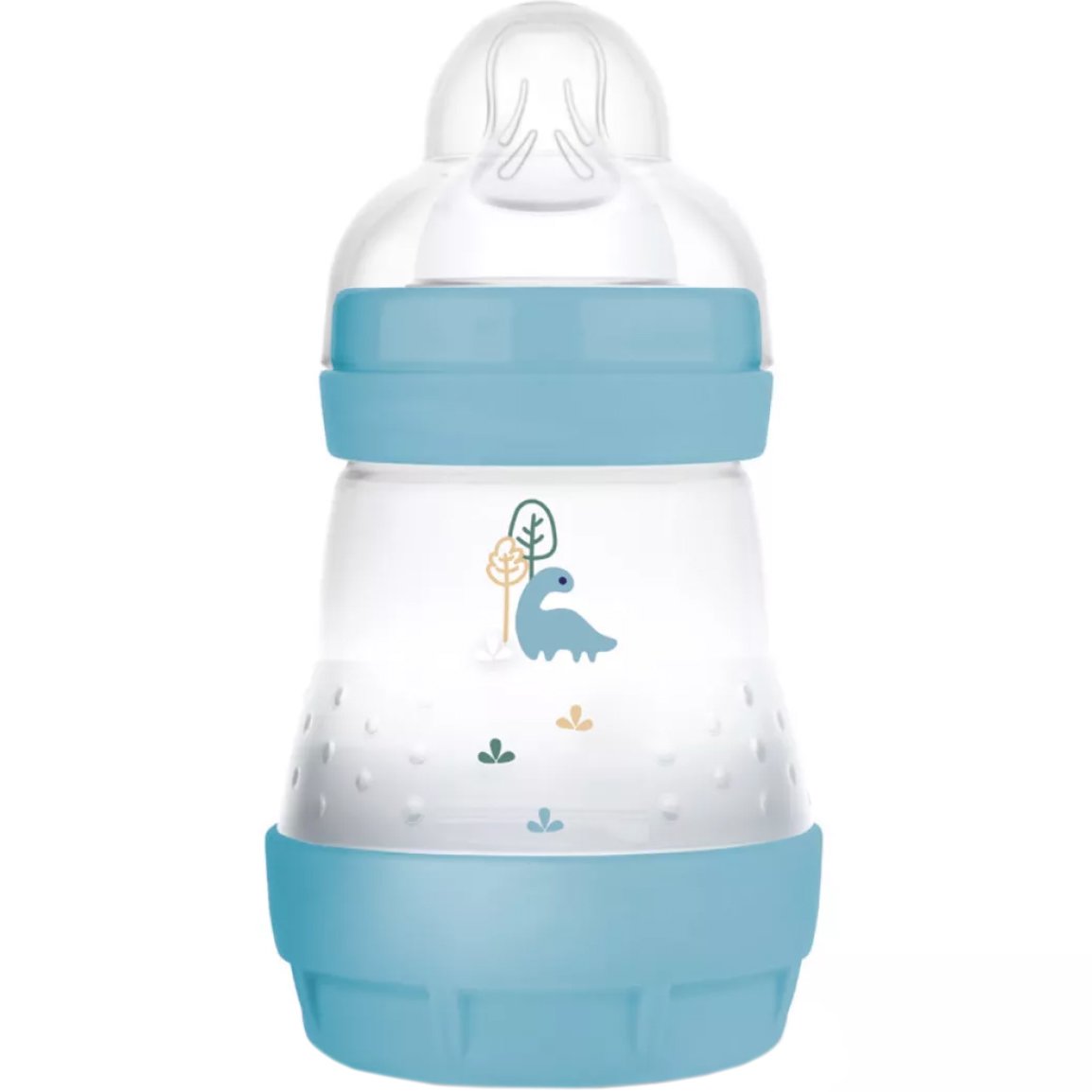 Mam Easy Start Anti-Colic Plastic Bootle 0m+ Μπιμπερό Πολυπροπυλενίου με Θηλή Σιλικόνης Αργής Ροής & Σύστημα Κατά των Κολικών 160ml, Κωδ 350SBc - Μπλε 2