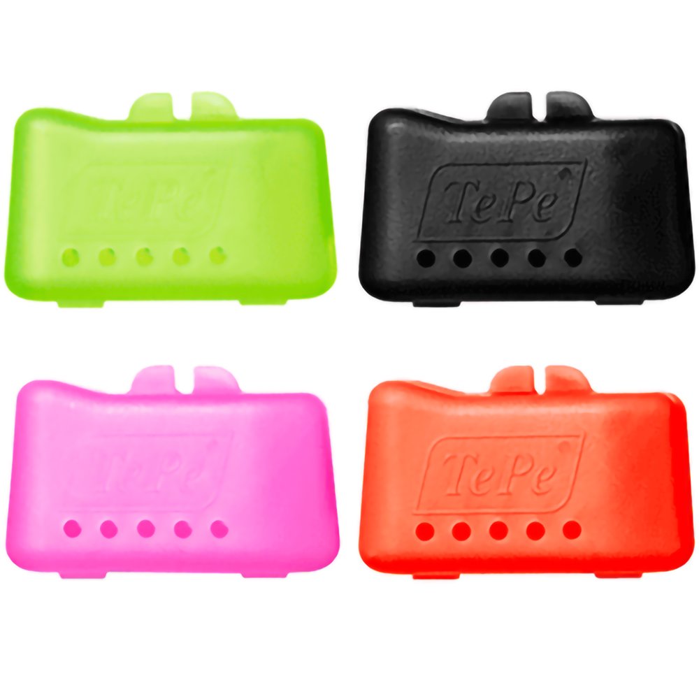 Tepe Brush Head Cup Καπάκι Οδοντόβουρτσας με Οπές Εξαερισμού, Ιδανικό για Καθημερινή Χρήση & Ταξίδια 4 Τεμάχια - Multicolor 3