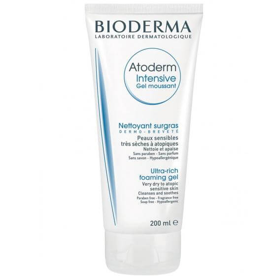 Bioderma Atoderm Intensive Gel Moussant Ultra Rich Foaming Gel Καθημερινό Χαλαρωτικό Τζελ Καθαρισμού 200ml