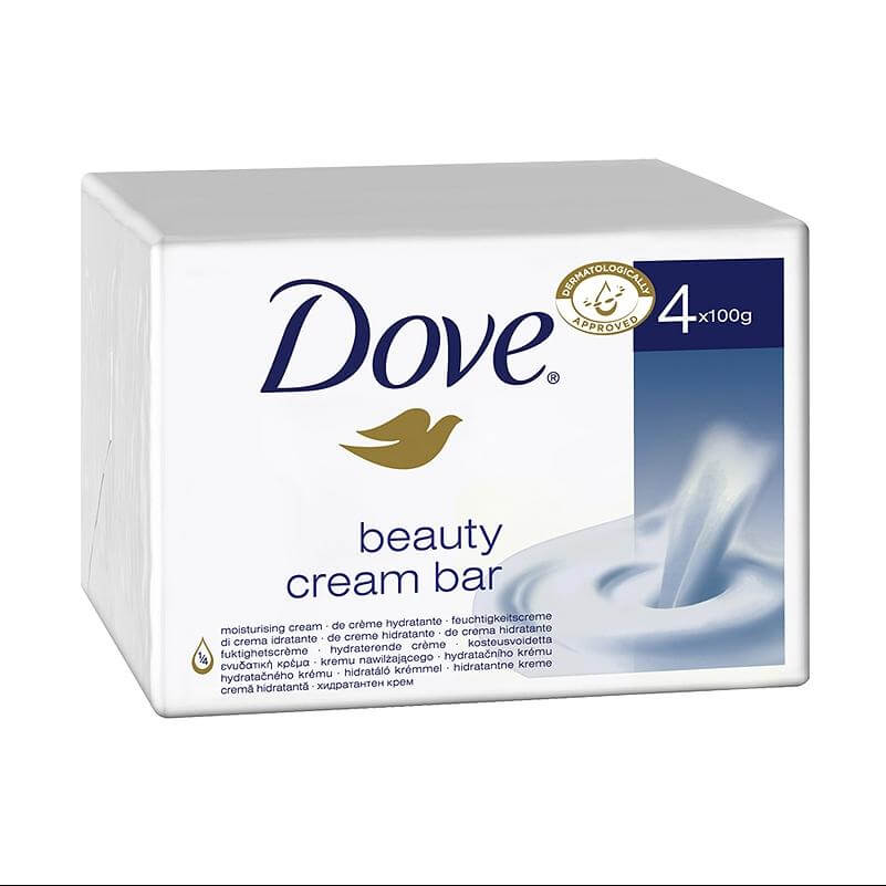 Dove Beauty Cream Bar Σαπούνι Για Aπαλή Επιδερμίδα 4×100 gr