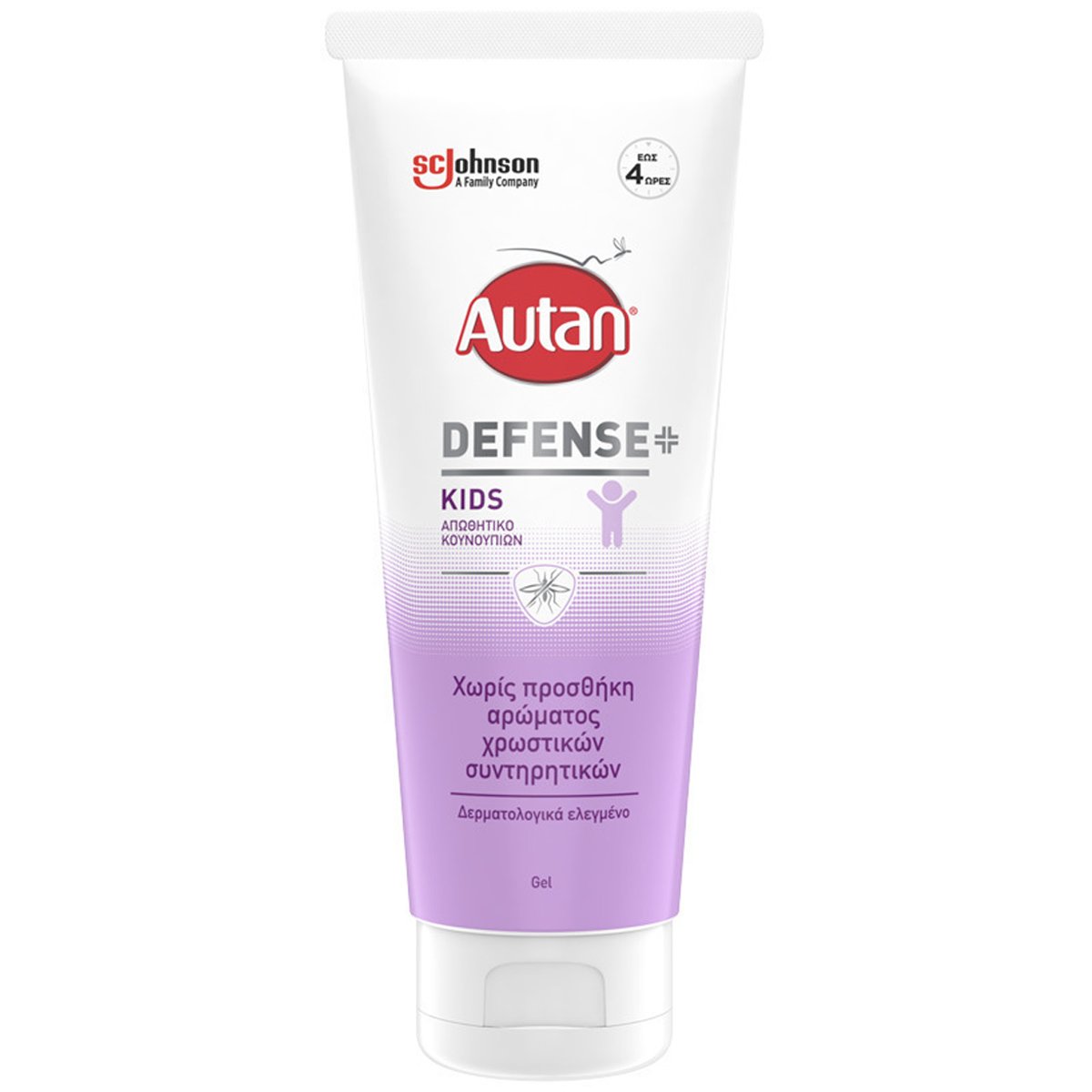 Autan Autan Defence Kids Απωθητικό Κουνουπιών σε Μορφή Gel Χωρίς Προσθήκη Αρώματος 100ml