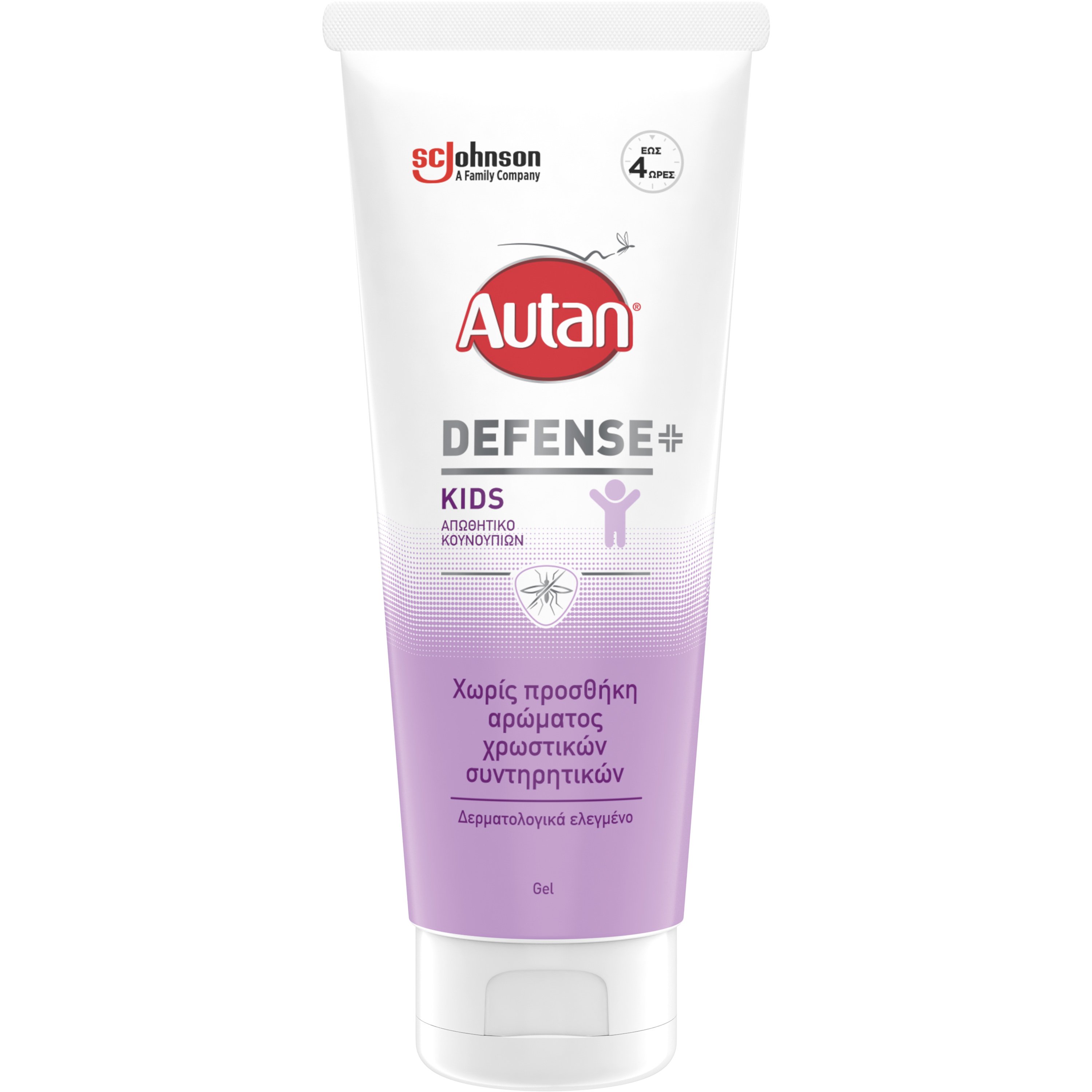 Autan Autan Defense Kids Απωθητικό Κουνουπιών σε Μορφή Gel Χωρίς Προσθήκη Αρώματος 100ml