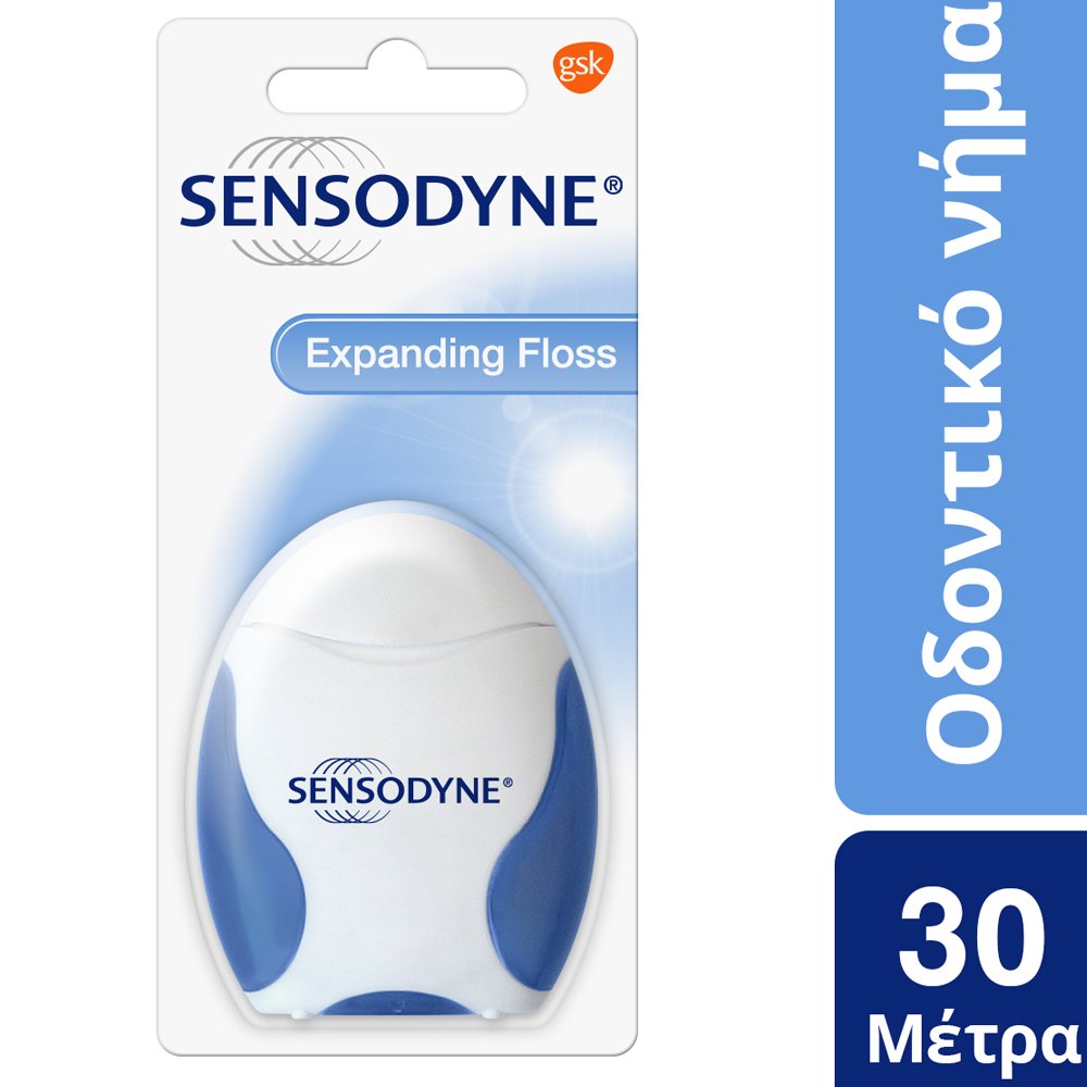 Sensodyne Expanding Floss Οδοντικό Νήμα για Μεσοδόντιο Καθαρισμό 30m
