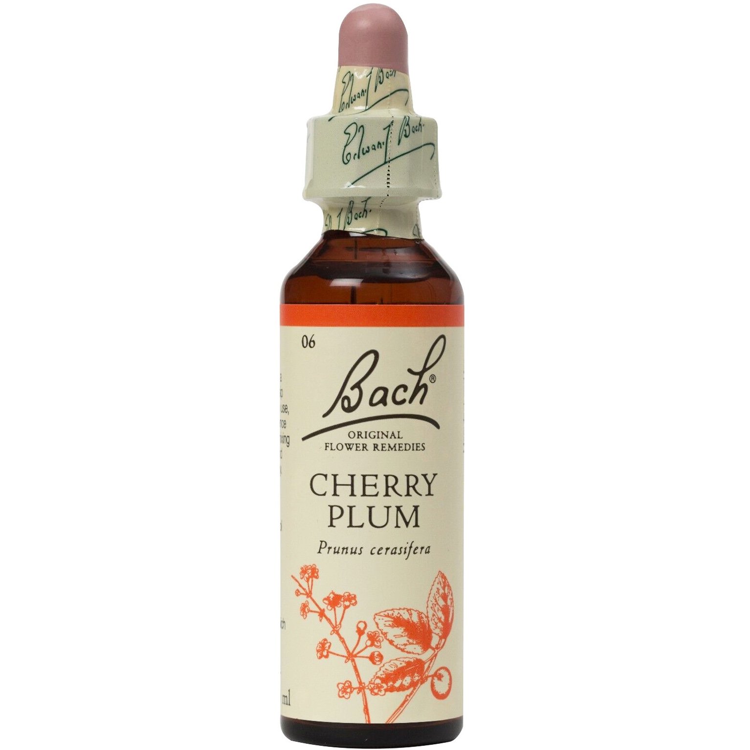 Bach Cherry Plum Συμπλήρωμα Διατροφής Ανθοϊάματος με Εκχύλισμα Δαμασκηνιάς για Πνευματική Ισορροπία & Αυτοέλεγχο 20ml