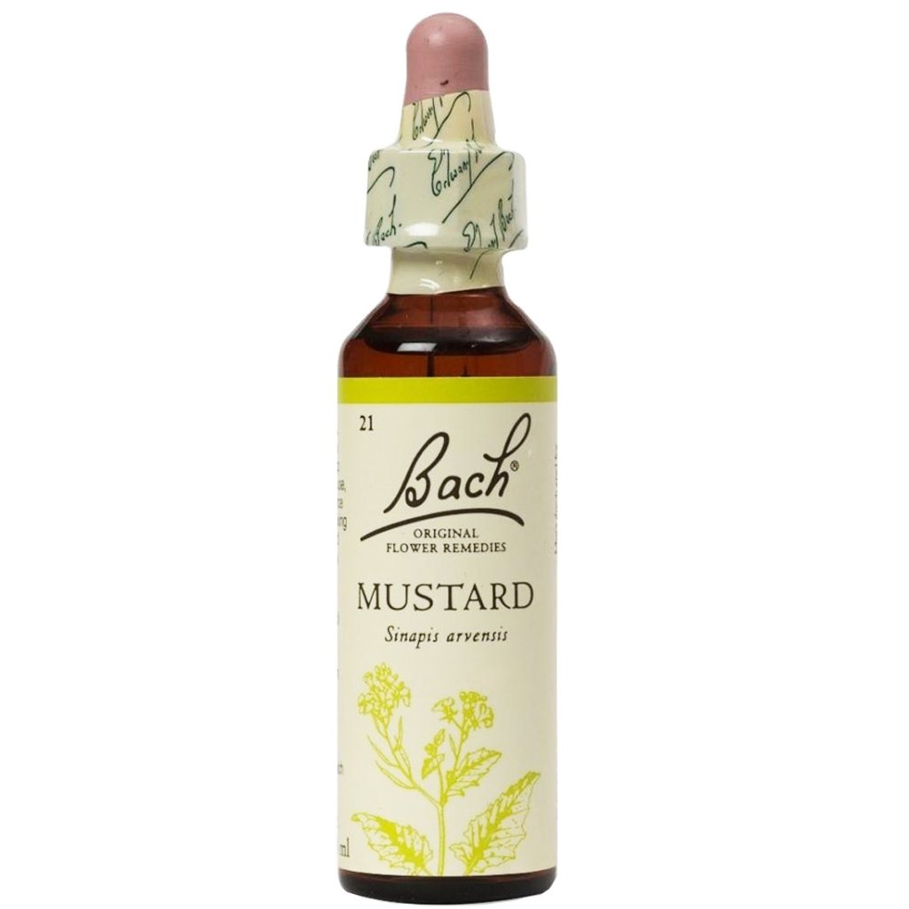 Bach Mustard Συμπλήρωμα Διατροφής Ανθοϊάματος με Εκχύλισμα Σιναπιού για Αντιμετώπιση του Αισθήματος της Μελαγχολίας & Κατάθλιψης 20ml