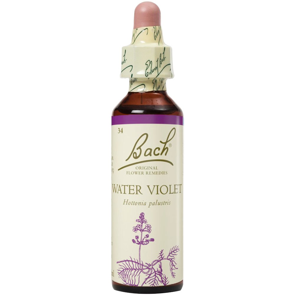 Bach Water Violet Συμπλήρωμα Διατροφής Ανθοϊάματος με Εκχύλισμα Νεροβιολέτας που Βοηθά στην Κοινωνικοποίηση & Βελτιώνει την Ψυχολογία 20ml