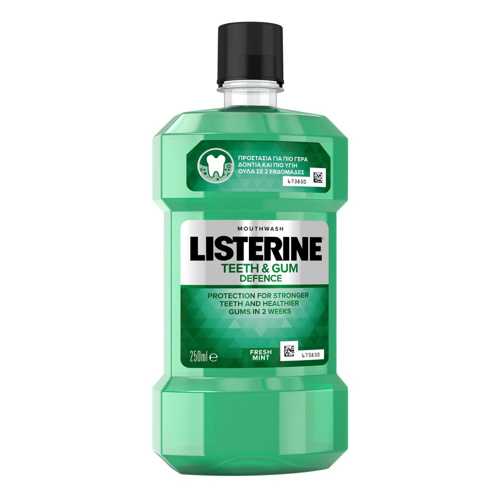 Listerine Teeth & Gum Defence Ενδυναμώνει Τα Δόντια Και Προστατεύει Τα Ούλα 250ml