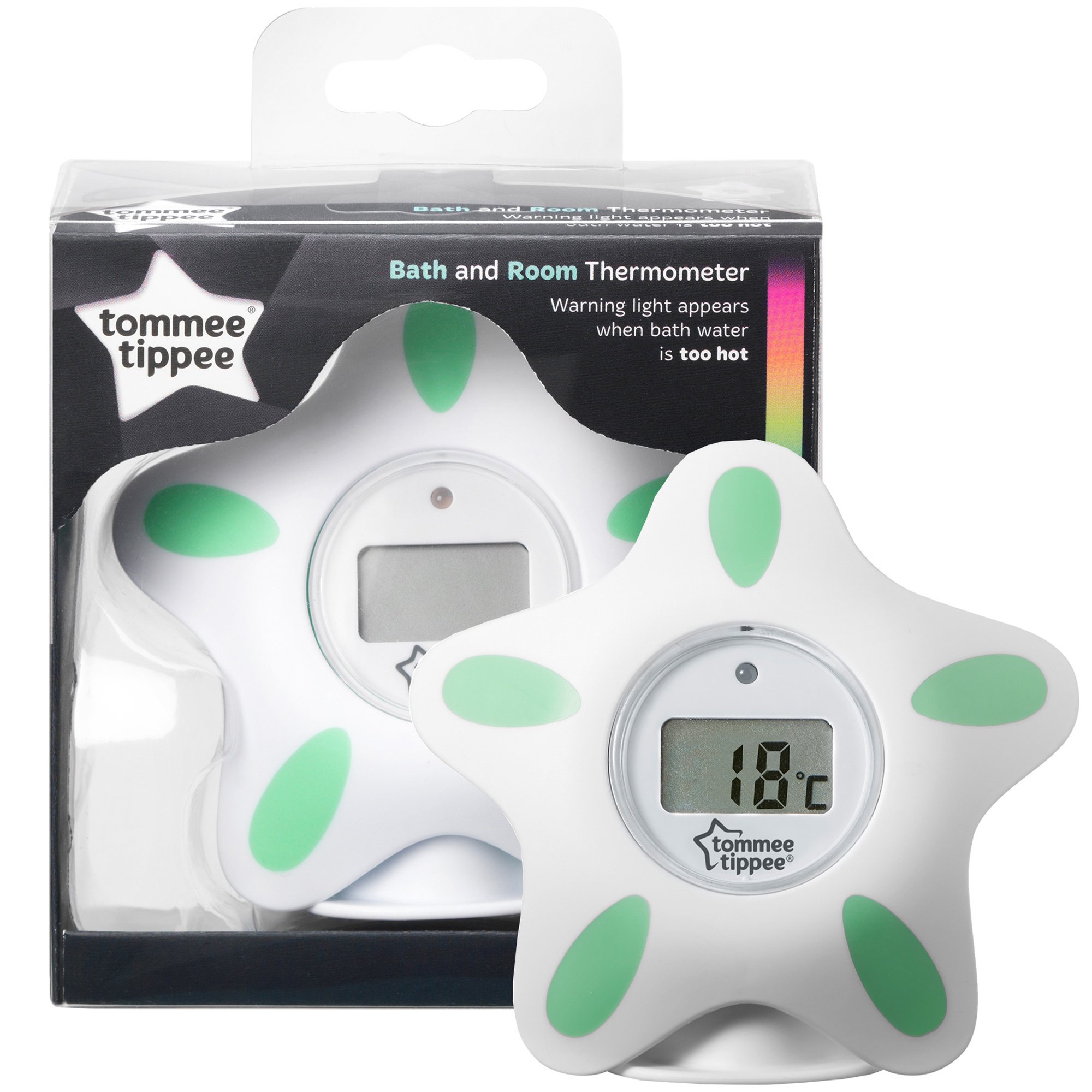 Tommee Tippee Tommee Tippee Bath & Room Thermometer Κωδ 42303041 Ψηφιακό Θερμόμετρο Μπάνιου & Δωματίου σε Σχήμα Αστερία 1 Τεμάχιο