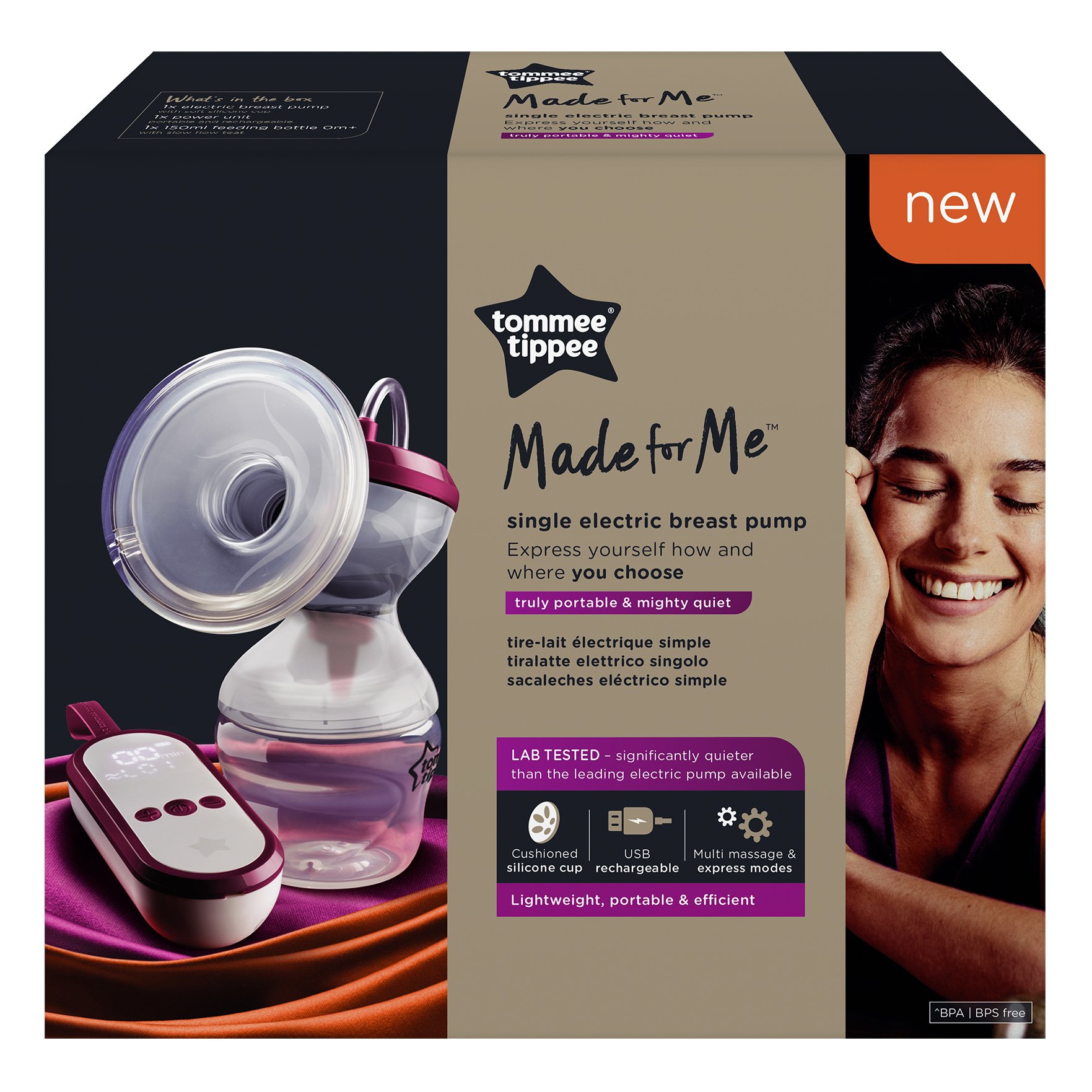 Tommee Tippee Tommee Tippee Closer to Nature Electric Breast Pump Κωδ 42301840 Ηλεκτρικό Θήλαστρο 1 Τεμάχιο