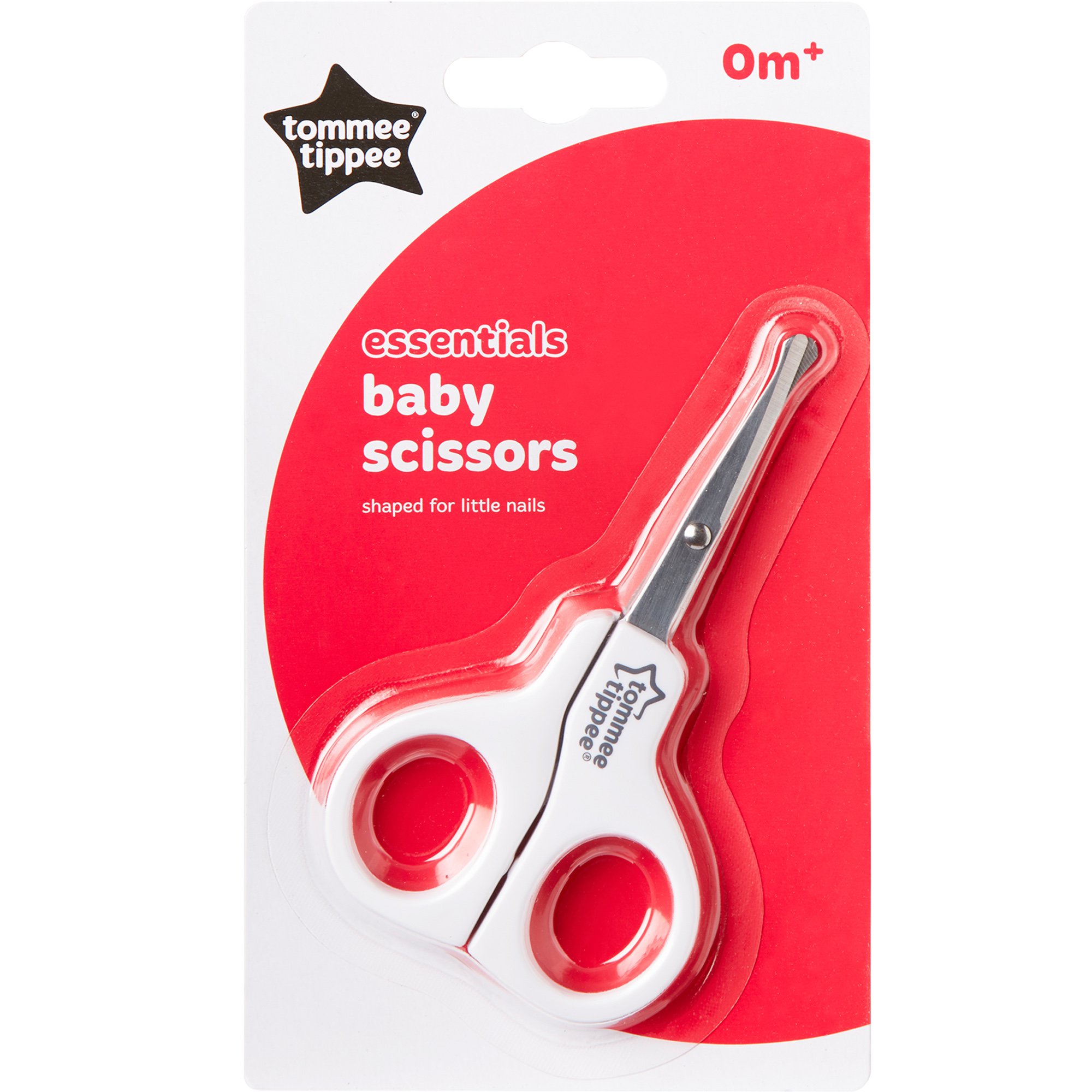 Tommee Tippee Tommee Tippee Essentials Baby Scissors Κωδ 43304440 Ψαλιδάκι Νυχιών Ασφαλείας για Νεογέννητα 0m+, 1 Τεμάχιο
