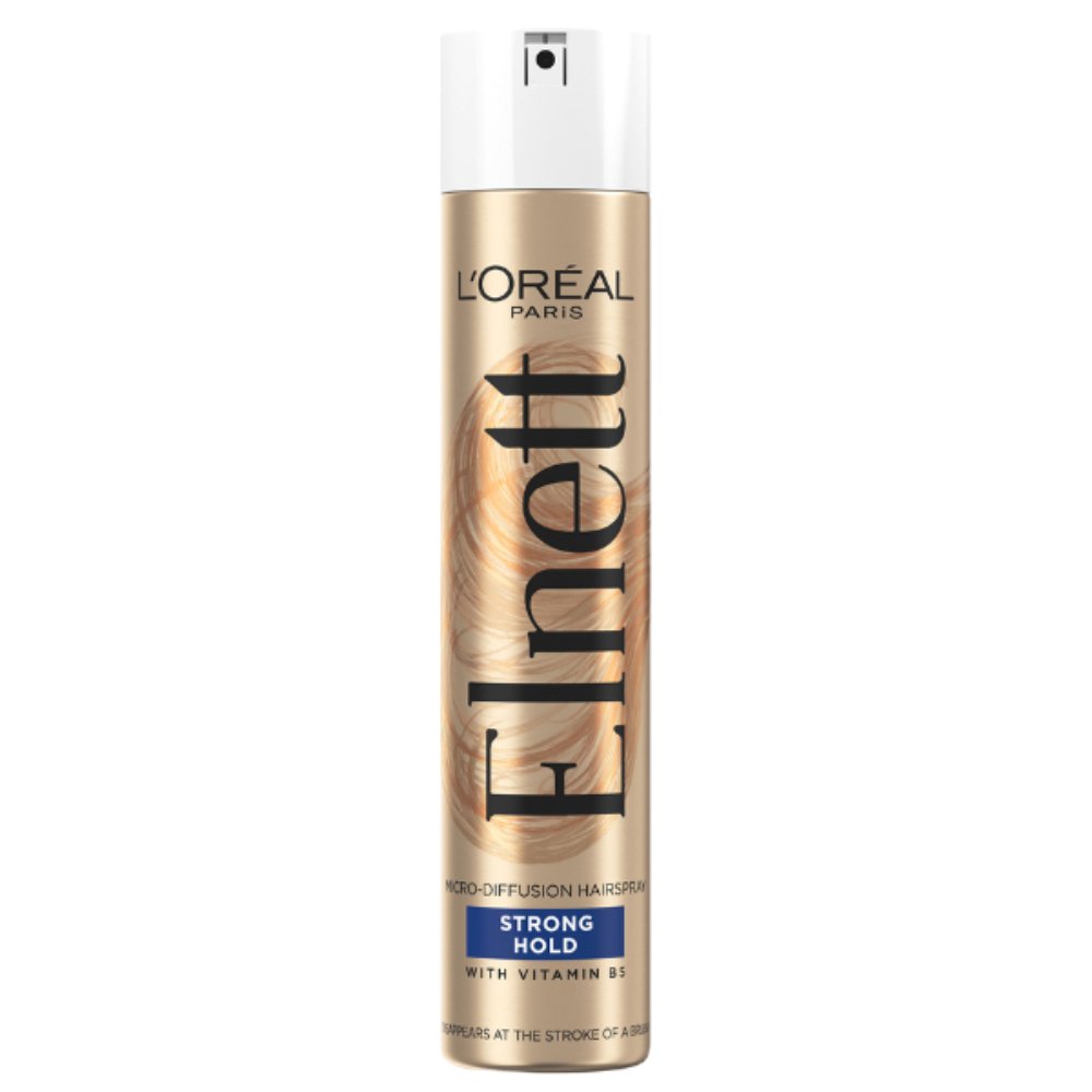 L'Oreal Paris Elnett Strong Hold Hair Spray Σπρέι Μαλλιών για Λάμψη & για Δυνατό Κράτημα που Διαρκεί 400ml