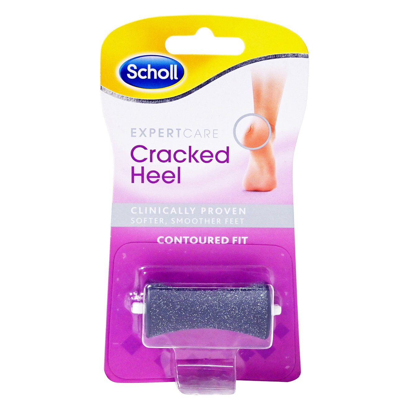 Scholl Expert Care Cracked Heel Ανταλλακτική Κεφαλή Ηλεκτρικής Λίμας Ποδιών για Σκασμένες Πτέρνες 1 Τεμάχιο