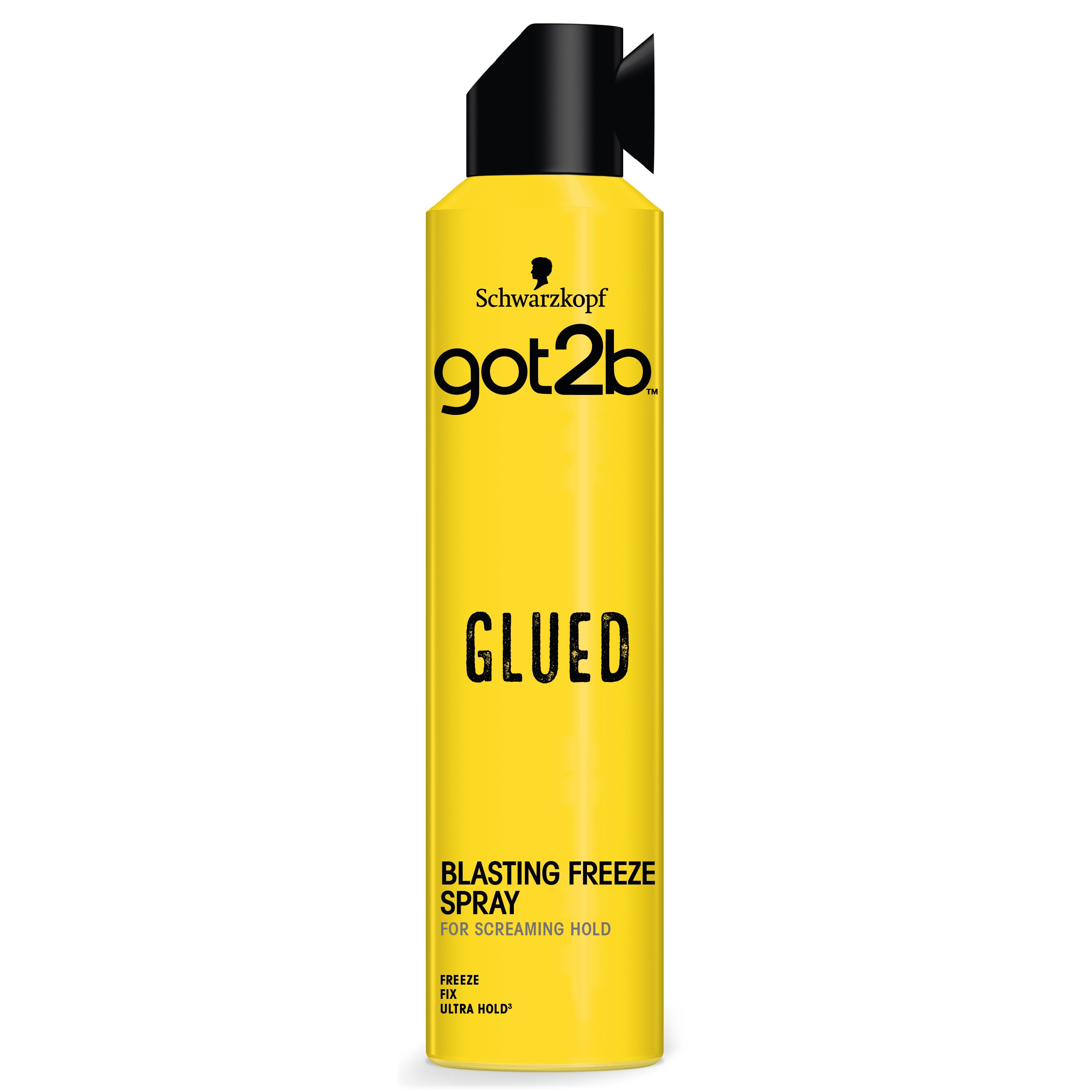 Schwarzkopf Got2b Glued Blasting Freeze Hair Spray Λακ Ειδικά Σχεδιασμένη για Υψηλό & Μακράς Διάρκειας Κράτημα 300ml