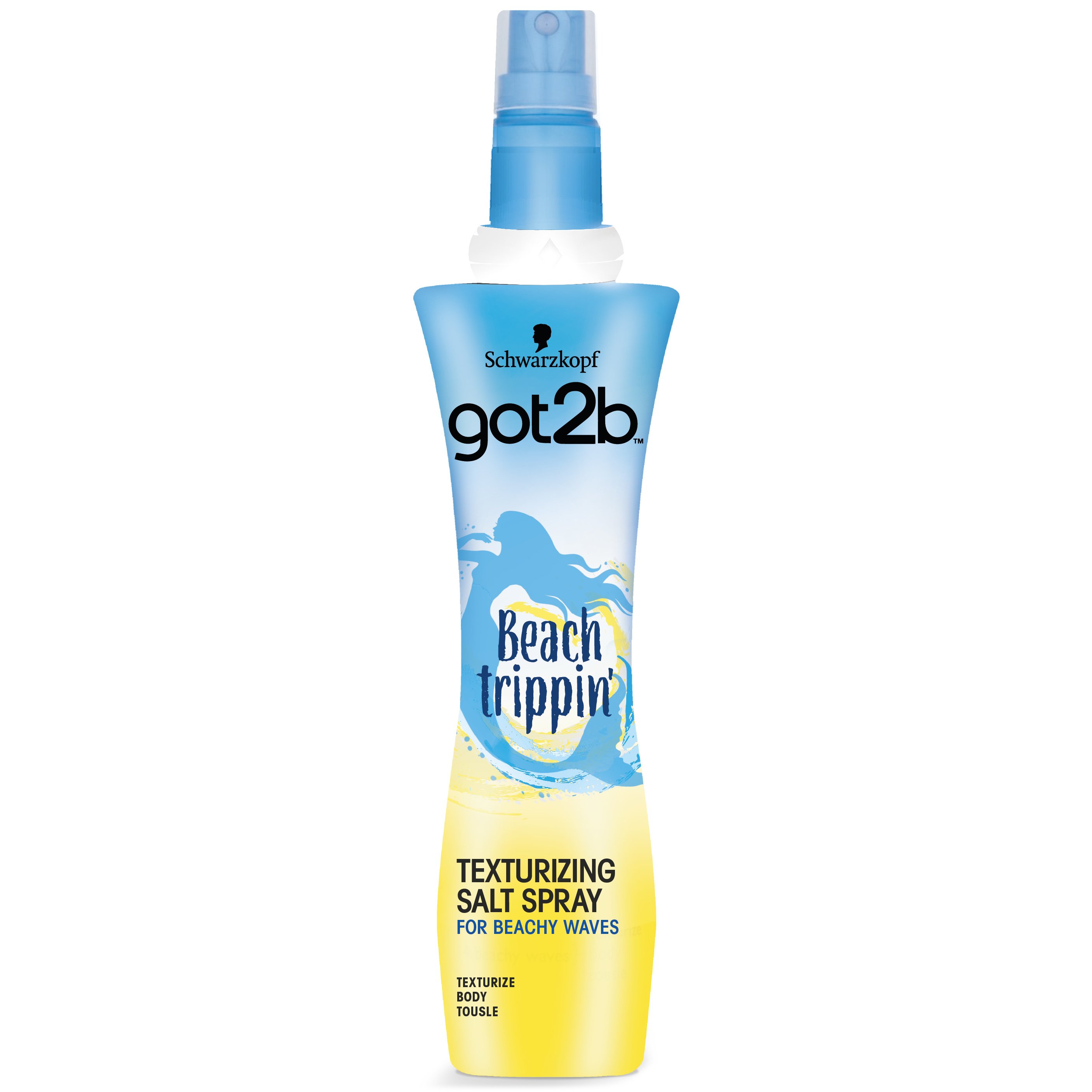 Schwarzkopf Got2b Beach Trippin Texturizing Salt Hair Spray με Θαλασσινό Αλάτι για Κυματιστά Μαλλιά σαν να Βγήκατε από την Θάλασσα 200ml
