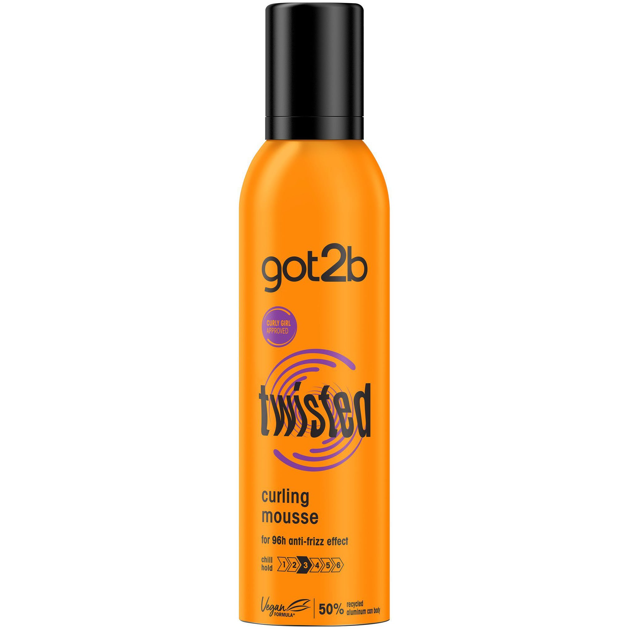 Schwarzkopf Got2b Twisted Curling Mousse Αφρός Κατά του Φριζαρίσματος για Τέλειες Μπούκλες 250ml