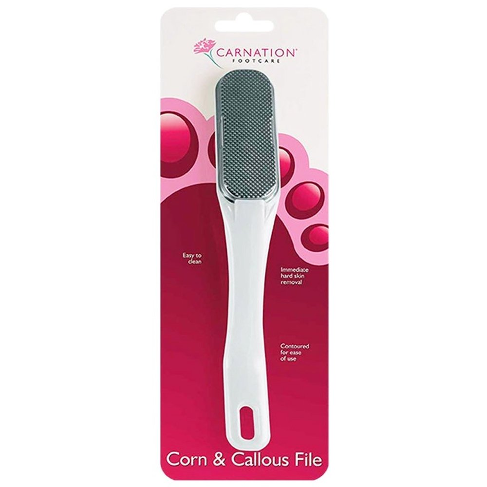 Vican Carnation Footcare Corn & Callous File Λίμα Ποδιών για την Απομάκρυνση των Σκληρύνσεων του Δέρματος Χωρίς Τραυματισμούς 1 Τεμάχιο