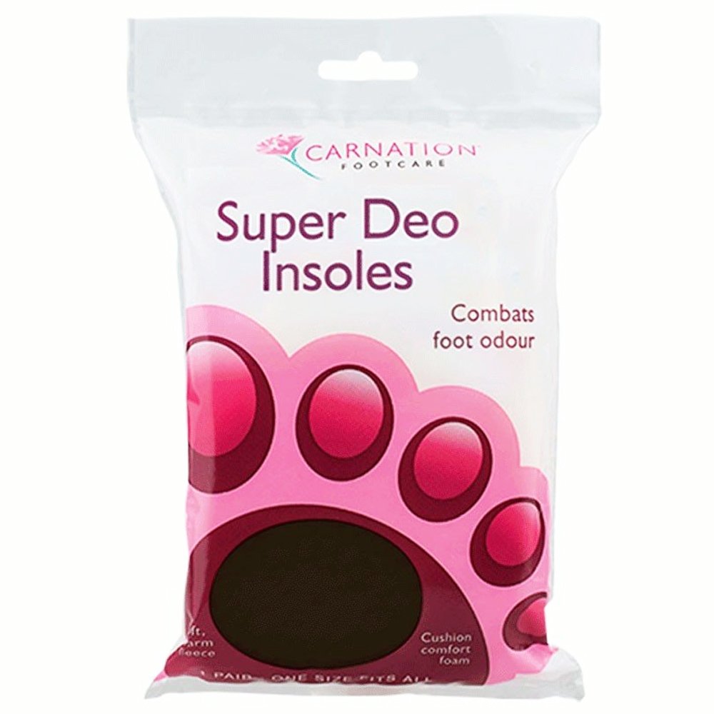 Vican Carnation Footcare Super Deo Insoles Combats Foot Odour Πάτοι με Ειδικούς Παράγοντες Κατά των Μικροβίων & των Μυκήτων One Size 1 Ζευγάρι